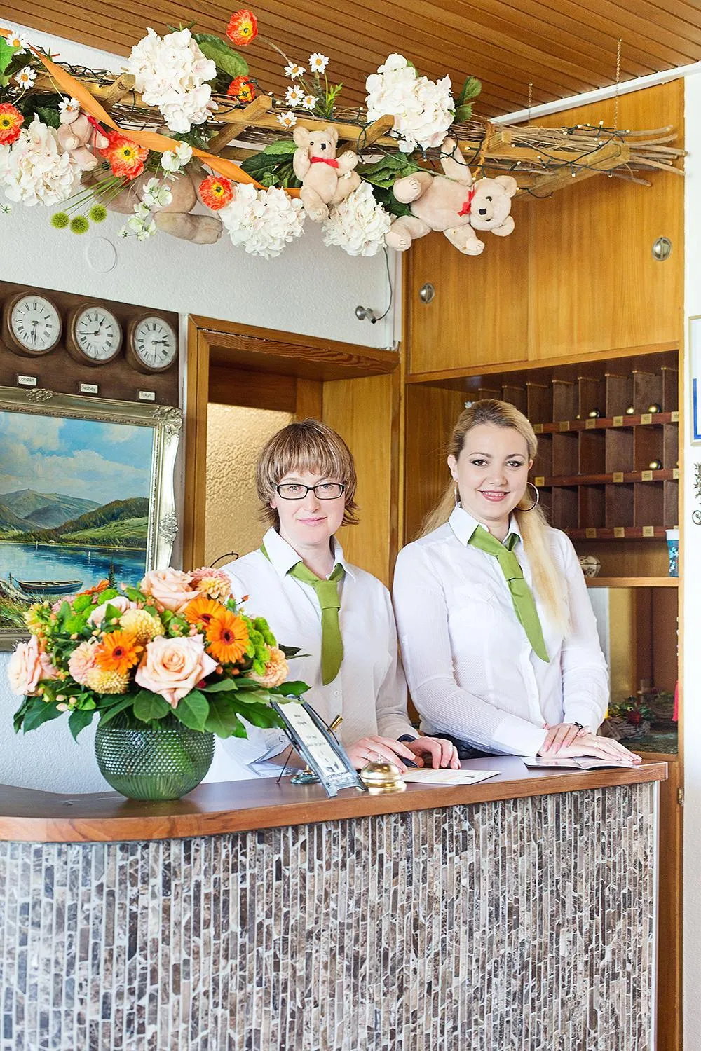 Lobby or reception in Hotel Diana