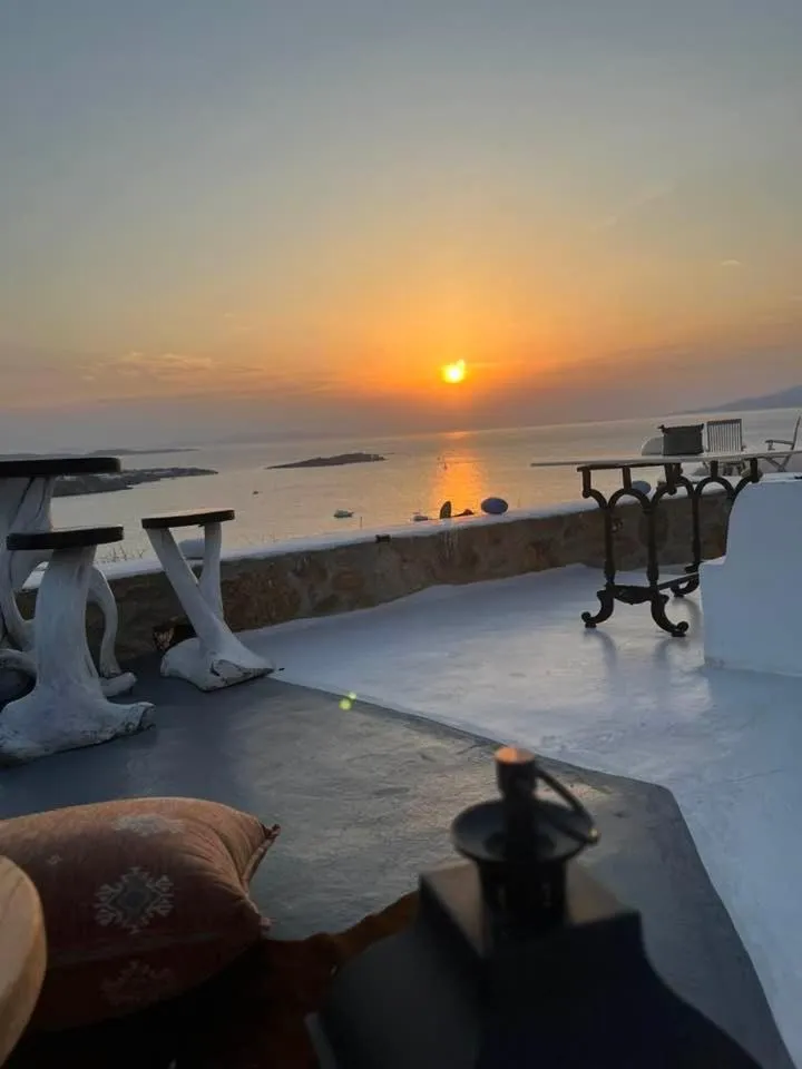 Balcony/Terrace in Vougli View Mykonos