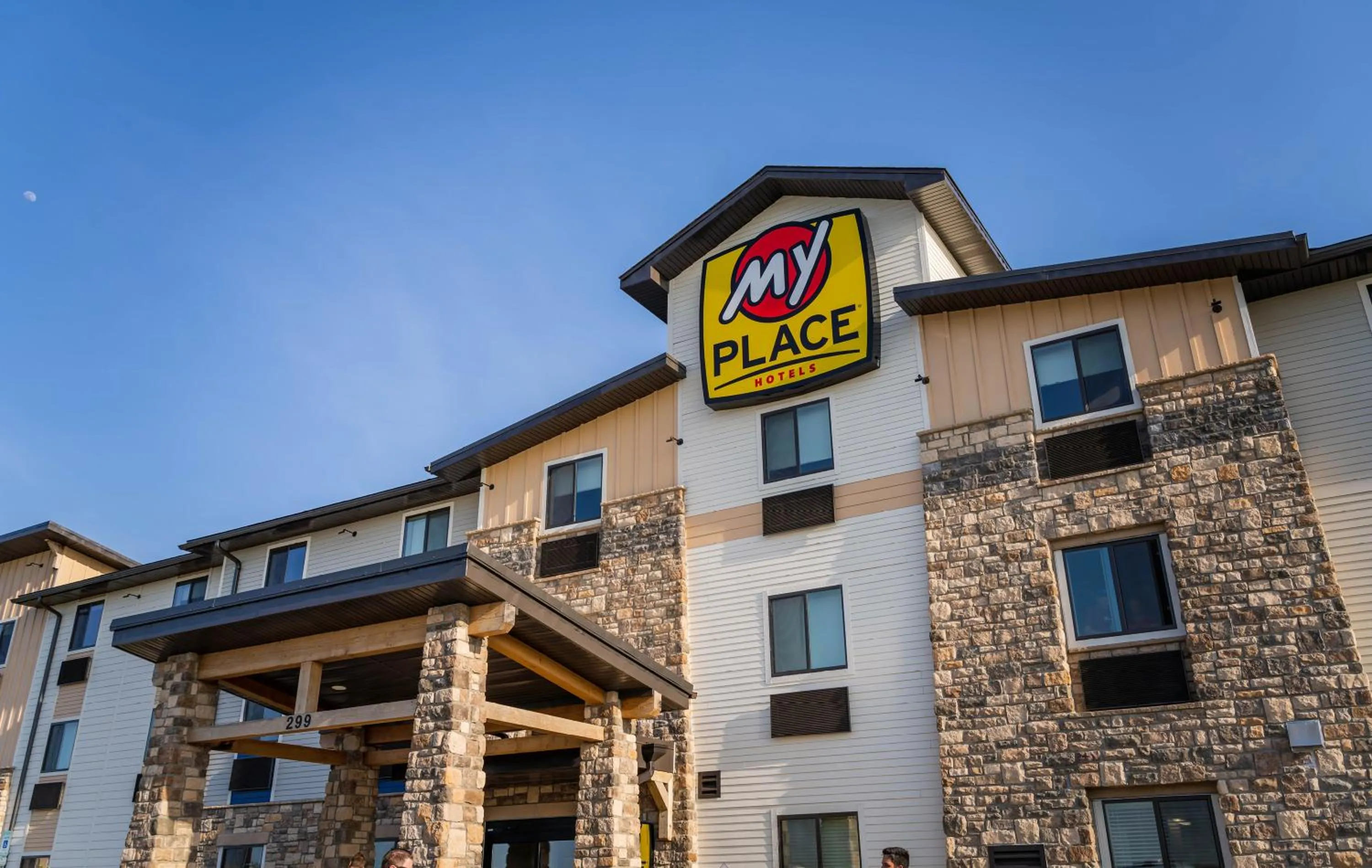 Property building in My Place Hotel-Marion, OH