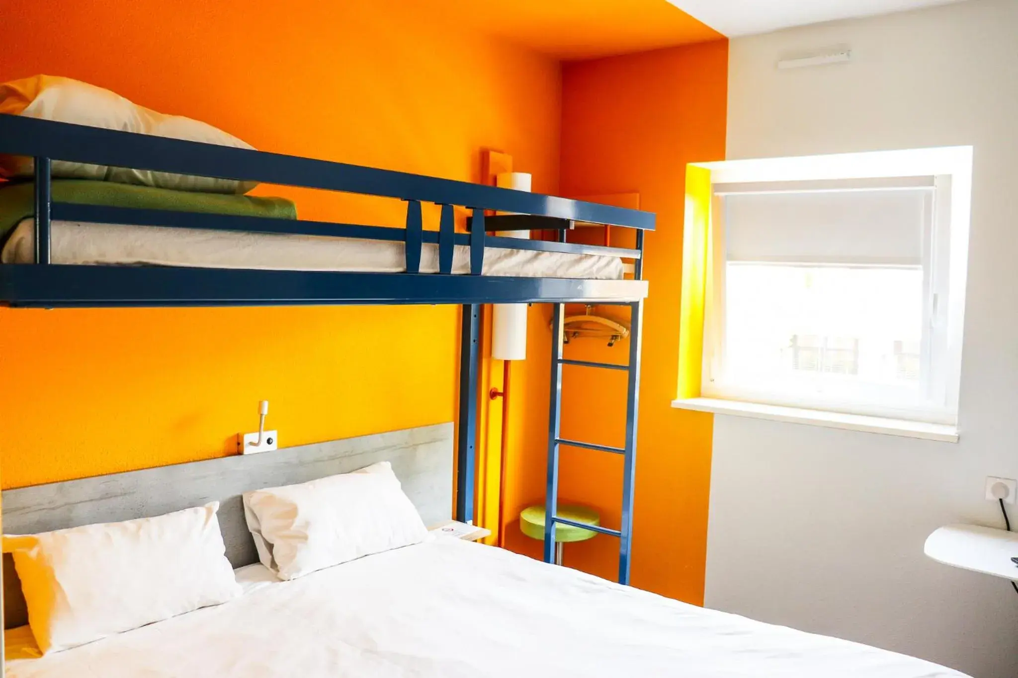 Triple Room with One Double Bed and One Bunk Bed in ibis Budget Colmar Centre Gare Triple Room with One Double Bed and One Bunk Bed in ibis Budget Colmar Centre Gare