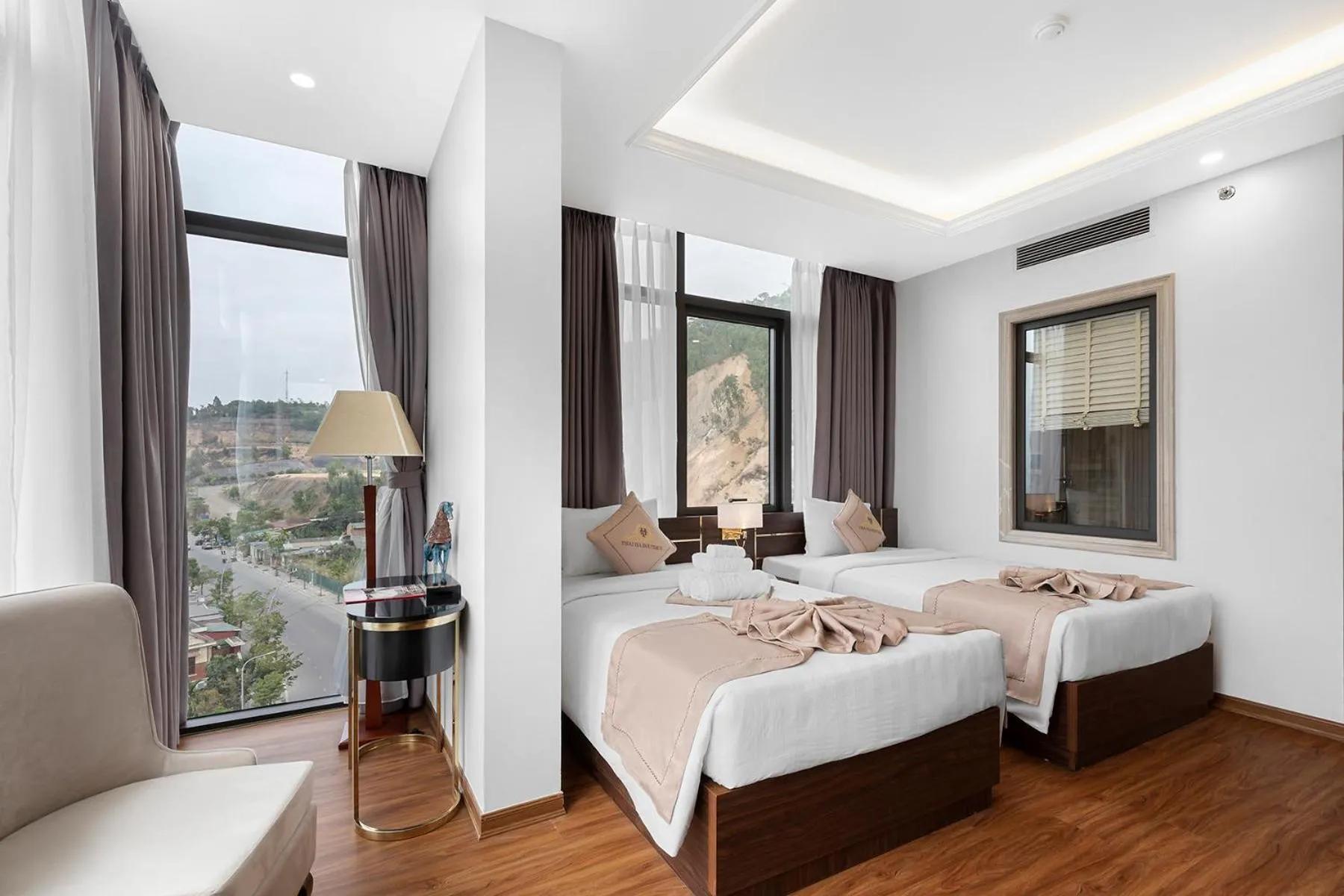 Photo of the whole room, Bed in Thai Ha Boutique Hotel