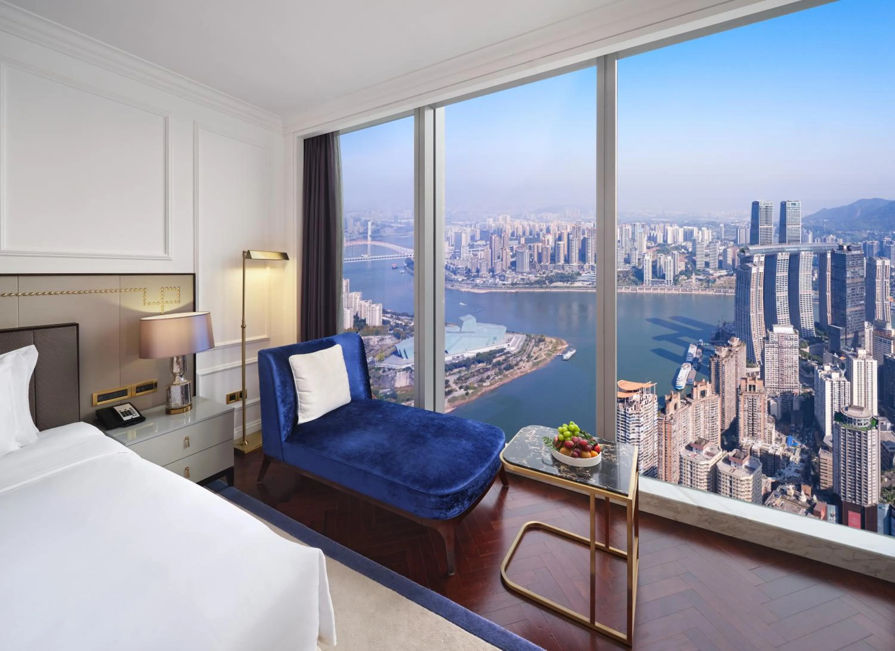 View (from property/room), Bed in The Lixury Hotel, in The Unbound Collection by Hyatt - Liberation Square