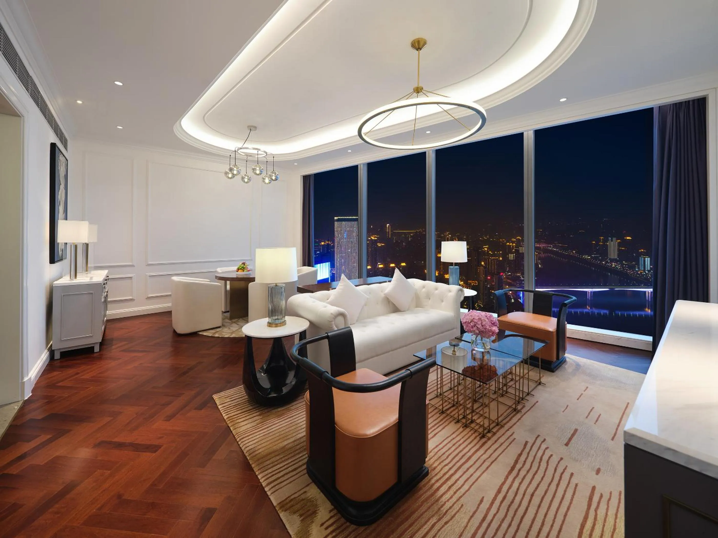 Living room, Bed in The Lixury Hotel, in The Unbound Collection by Hyatt - Liberation Square