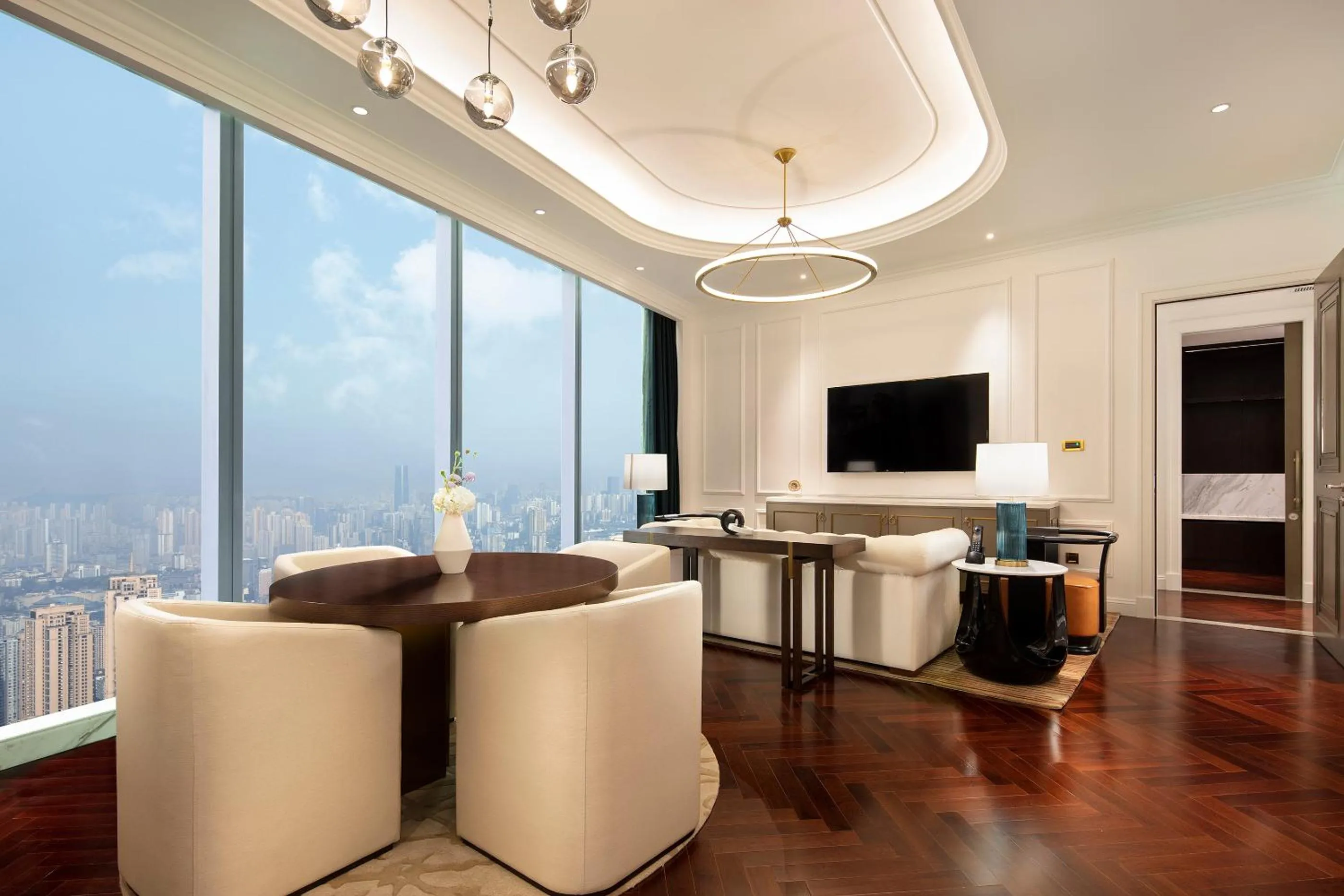 Communal lounge/ TV room in The Lixury Hotel, in The Unbound Collection by Hyatt - Liberation Square