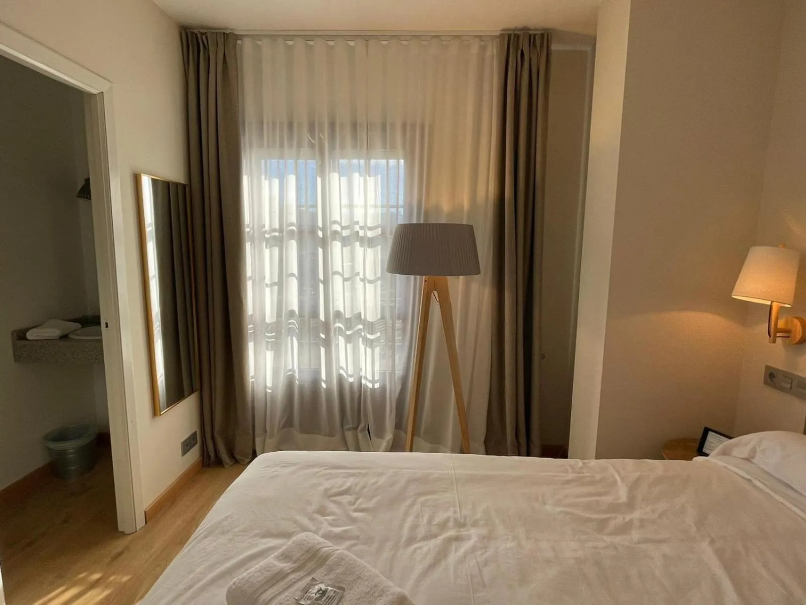 Bed in Hotel San Marcus