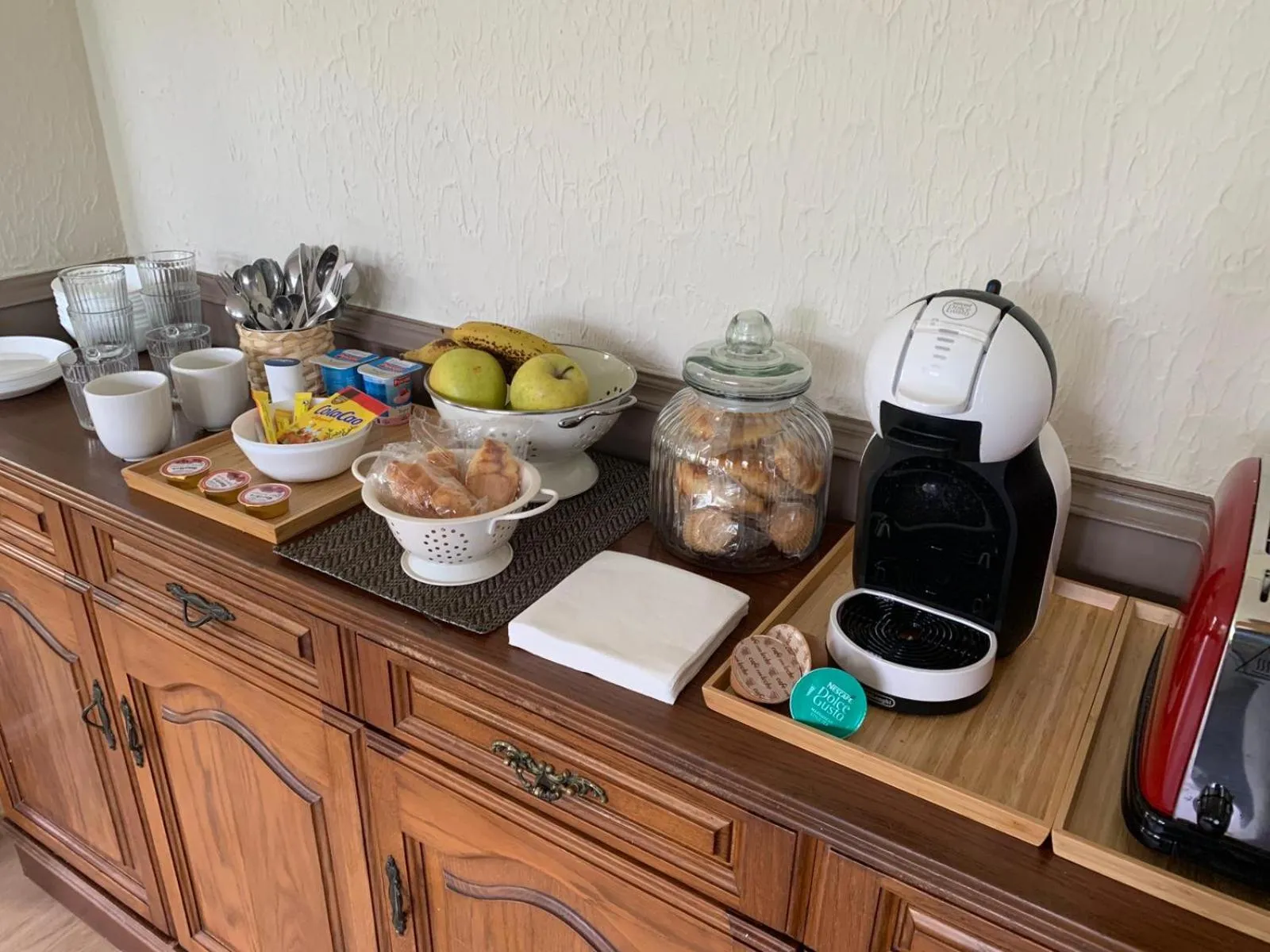Continental breakfast in Hotel San Marcus