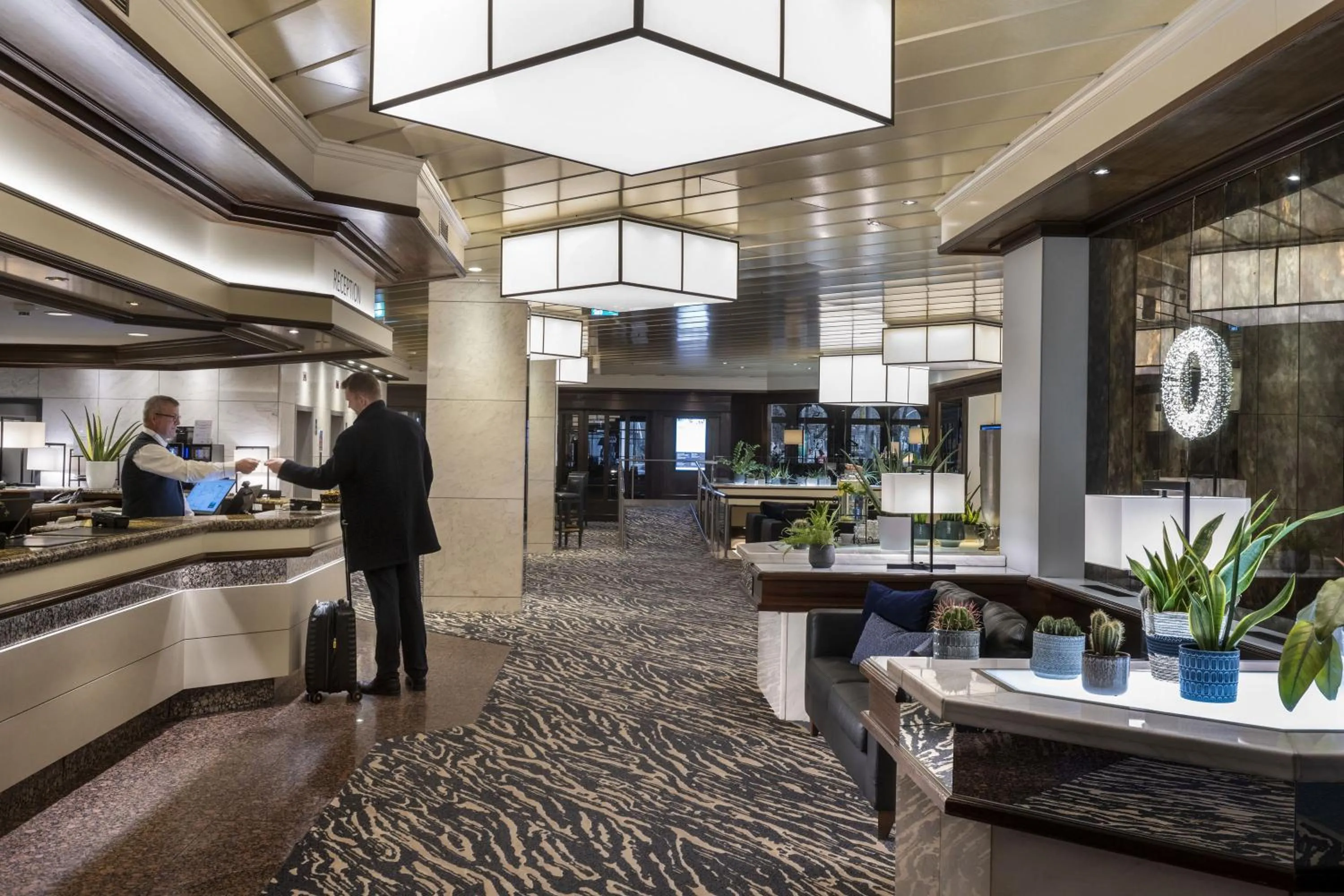 Lobby or reception in Maritim Hotel Darmstadt