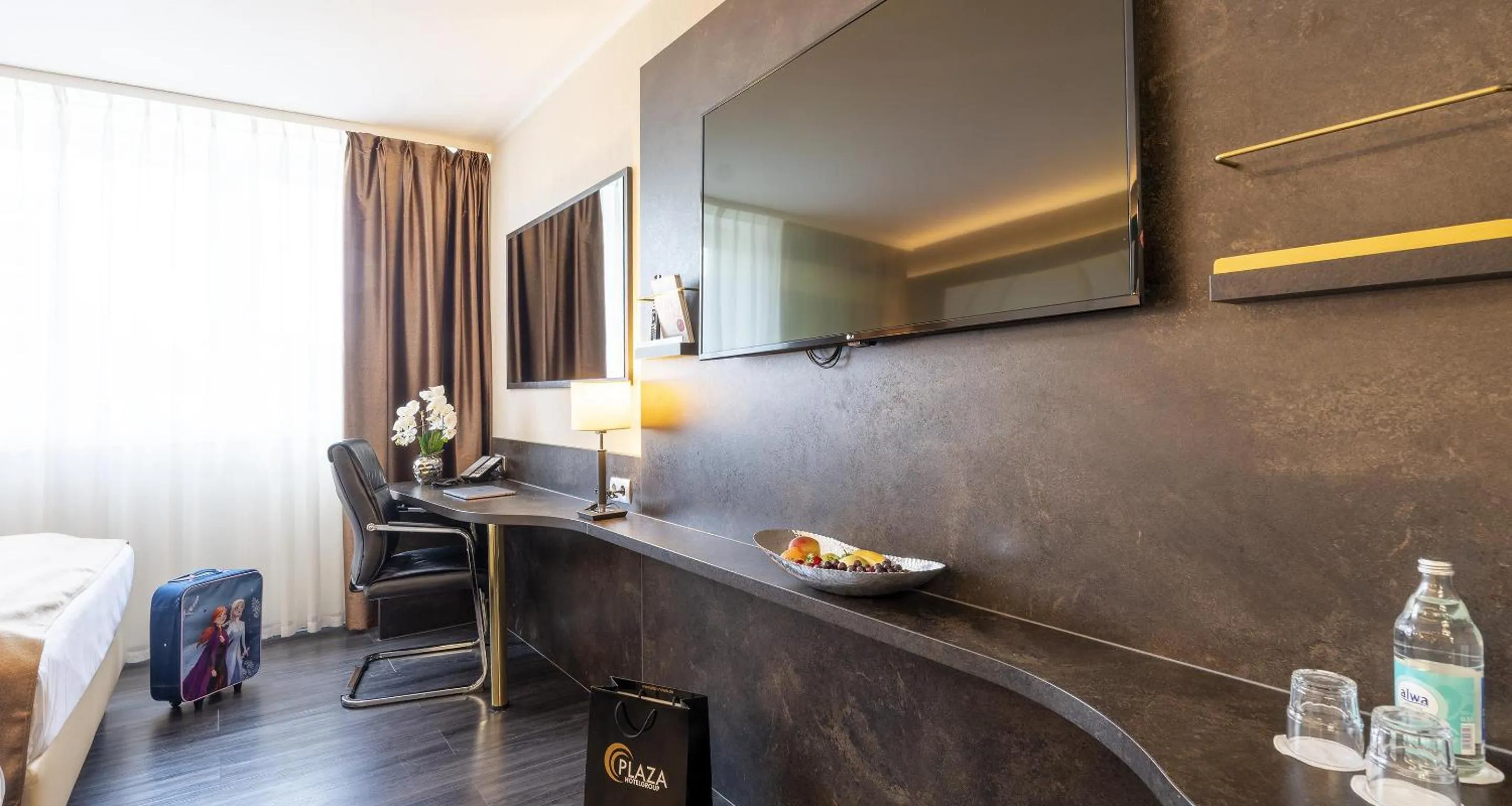 Bedroom in Best Western Plus Plaza Hotel Darmstadt