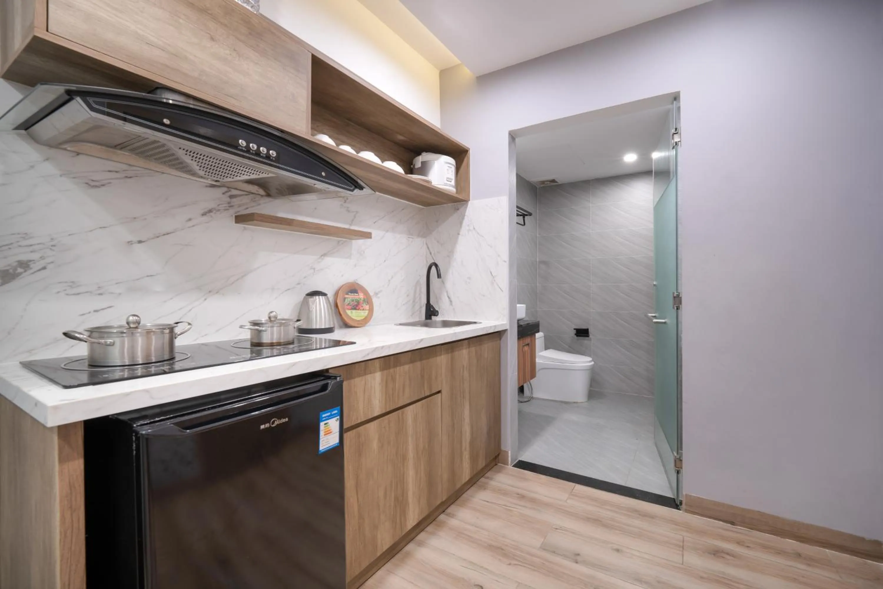 stove in Mons Boutique Hotel & Apartment