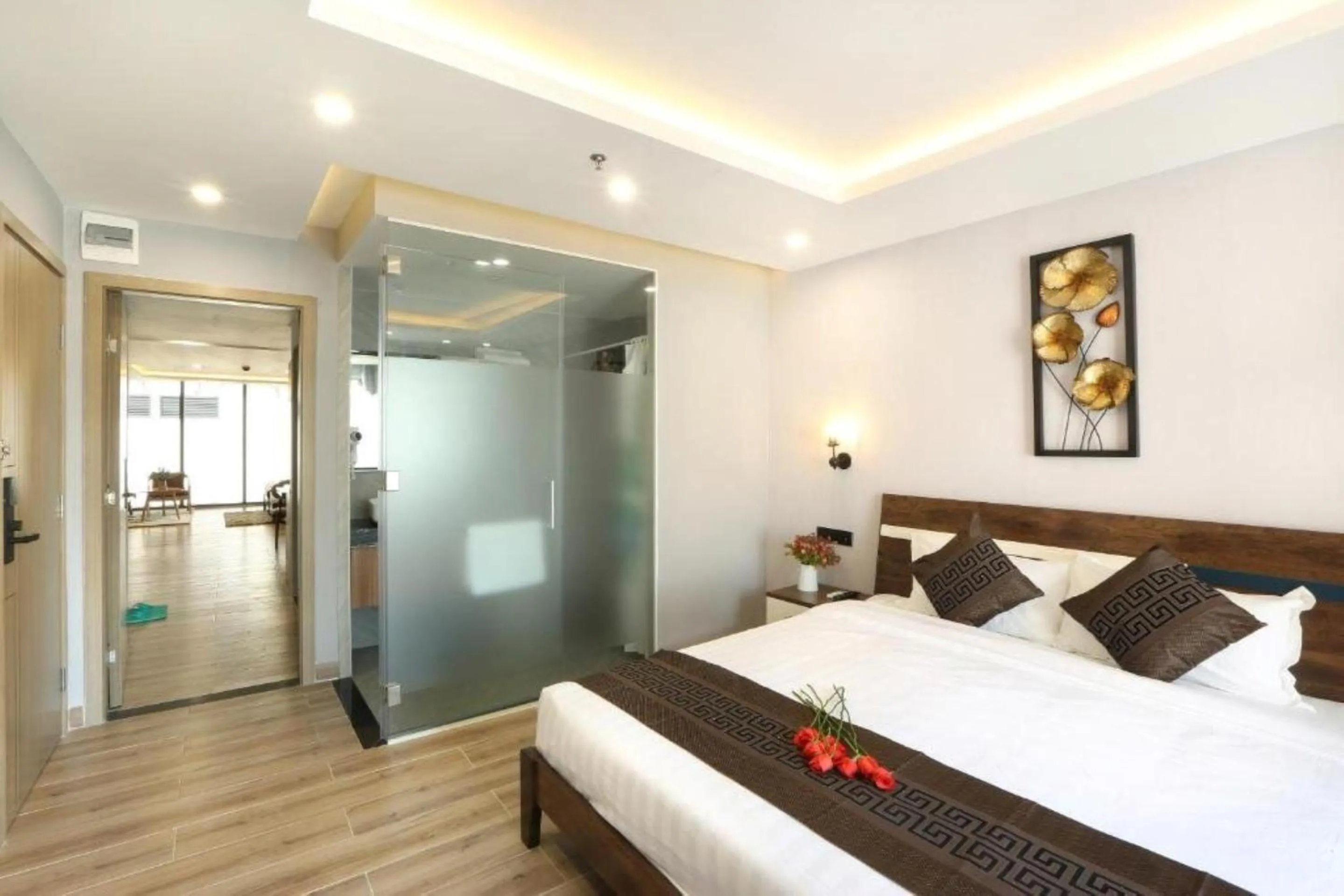 Bedroom, Bed in Mons Boutique Hotel & Apartment