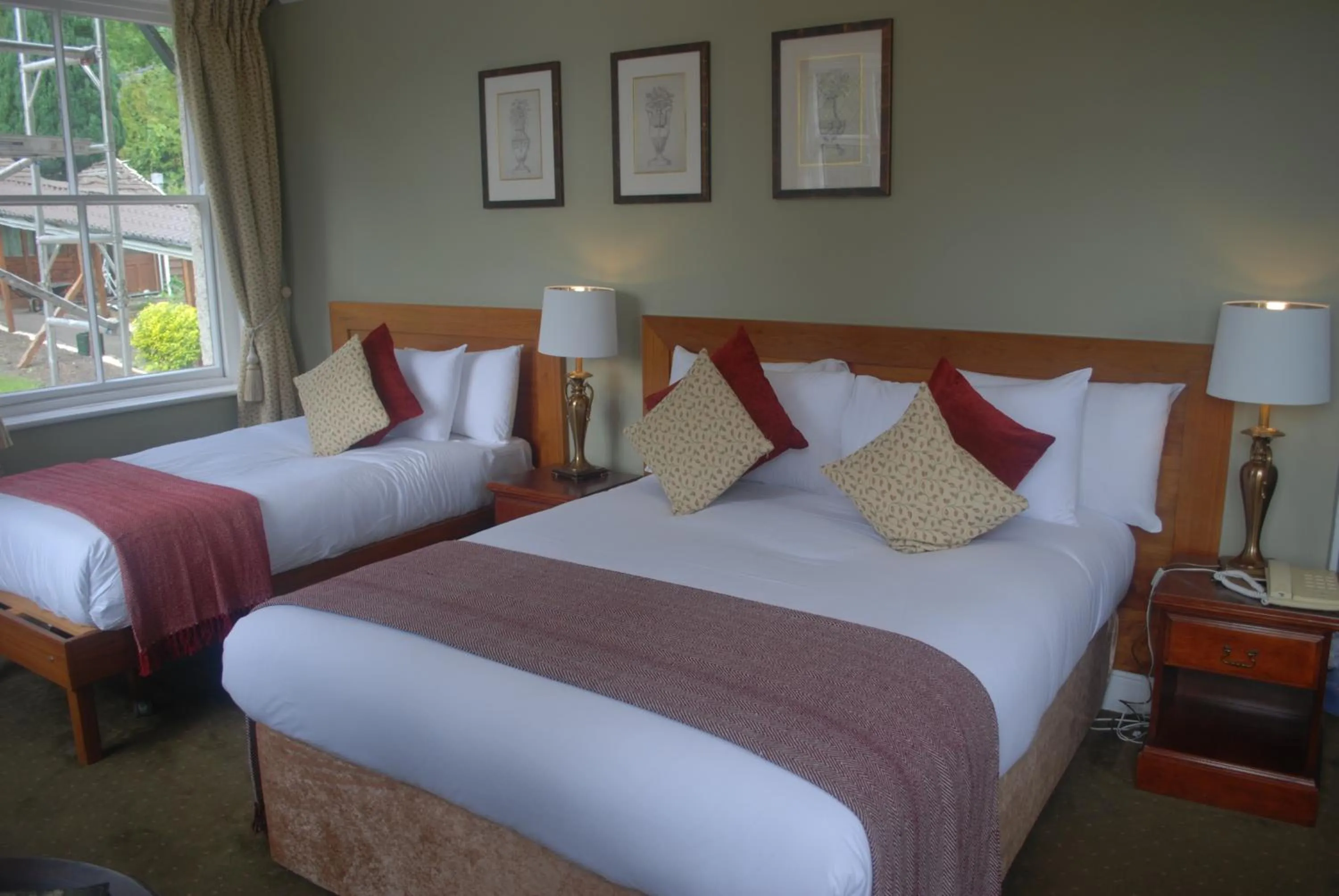 Bed in The Radnorshire Arms Hotel
