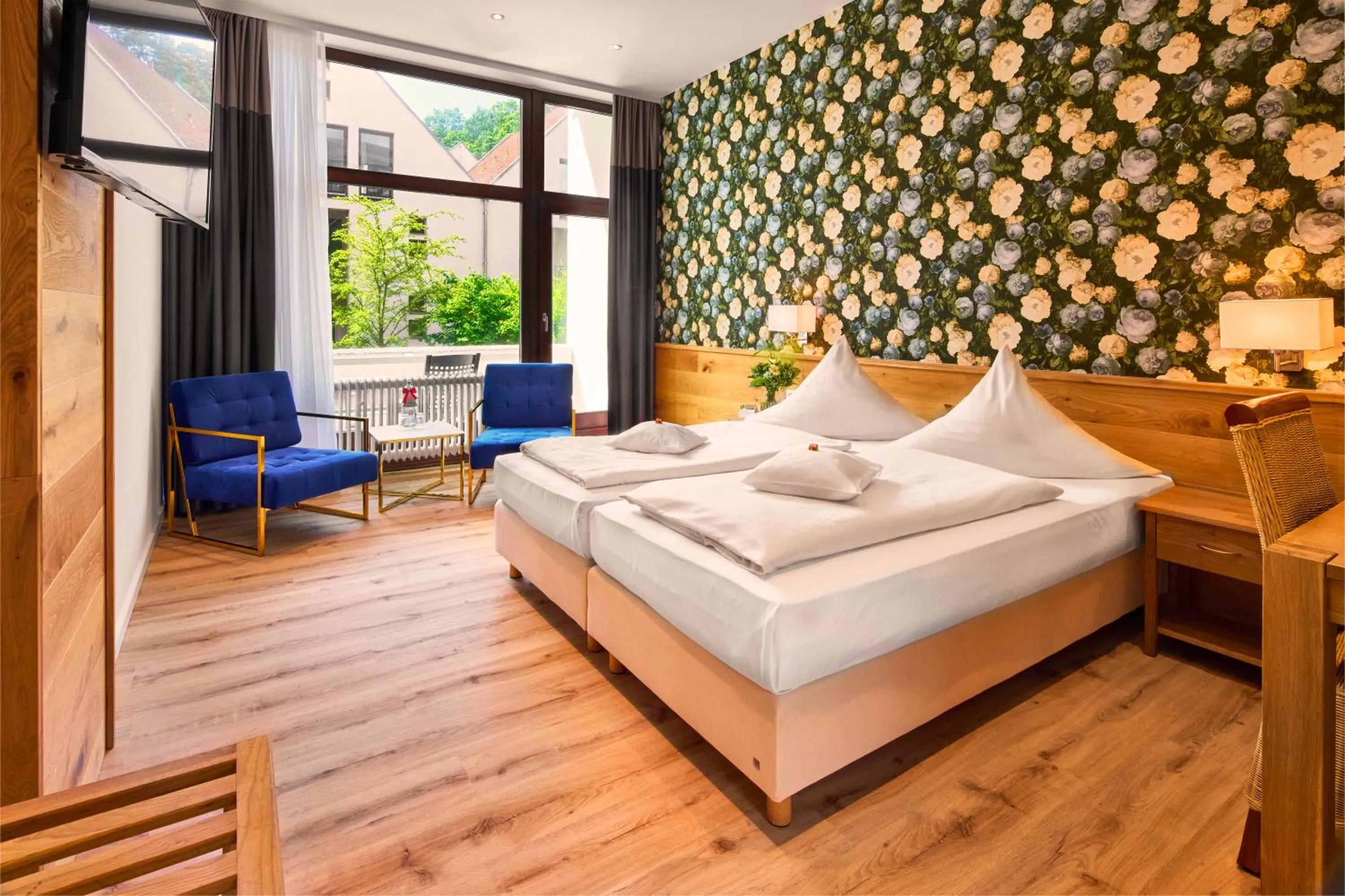 Bed in Hotel Gersfelder Hof