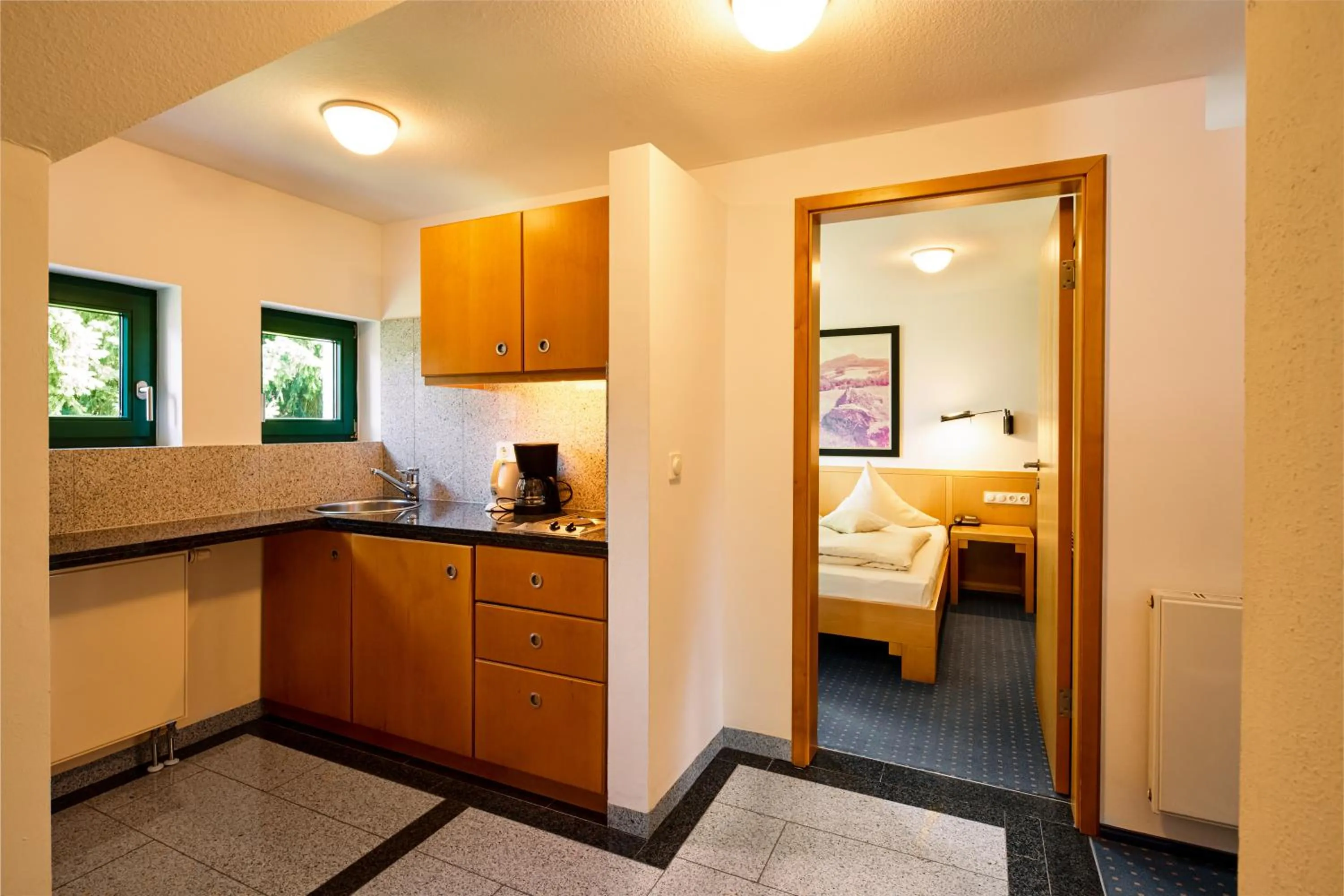 Bed in Hotel Gersfelder Hof