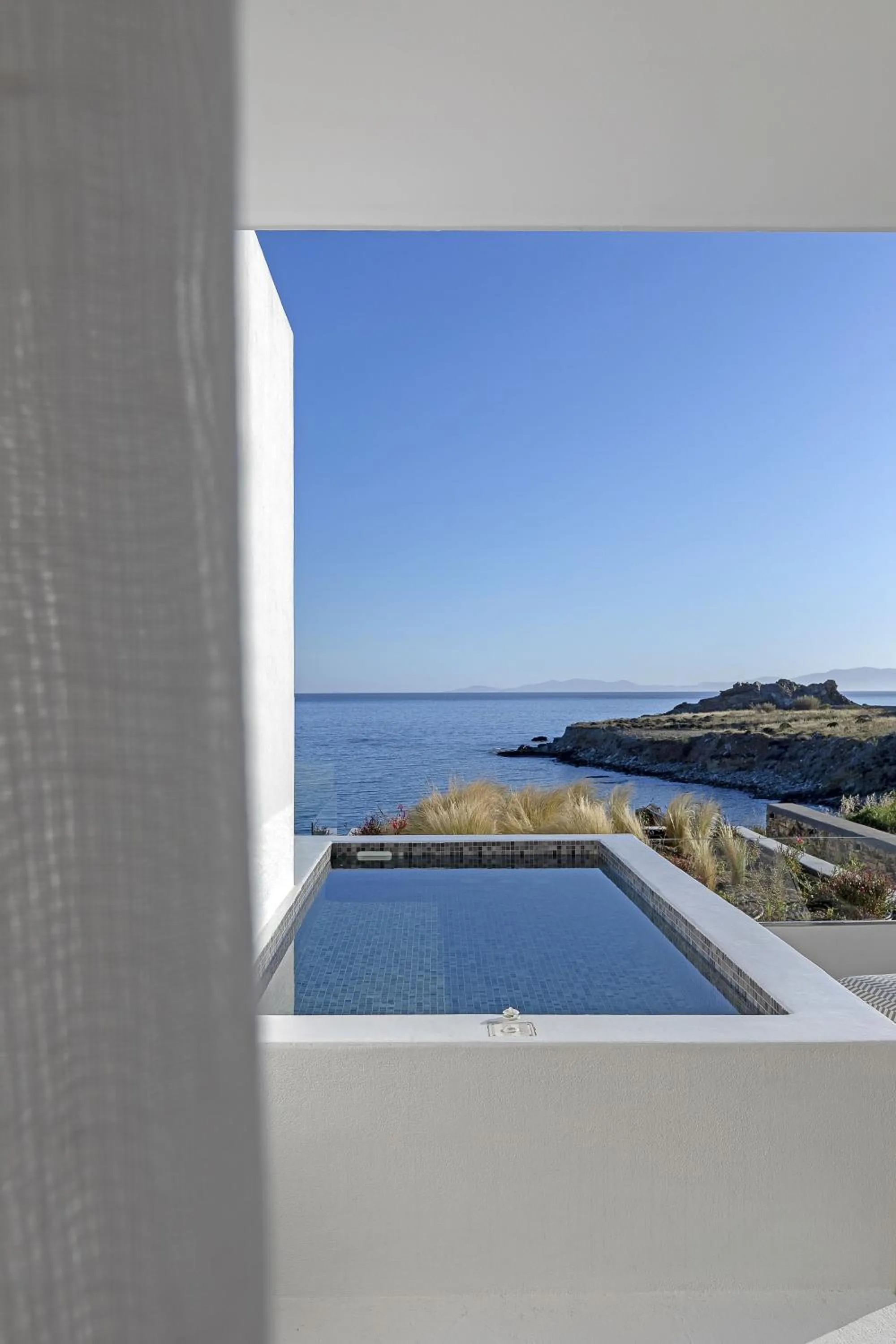 Sea view in Infinity View Hotel Tinos