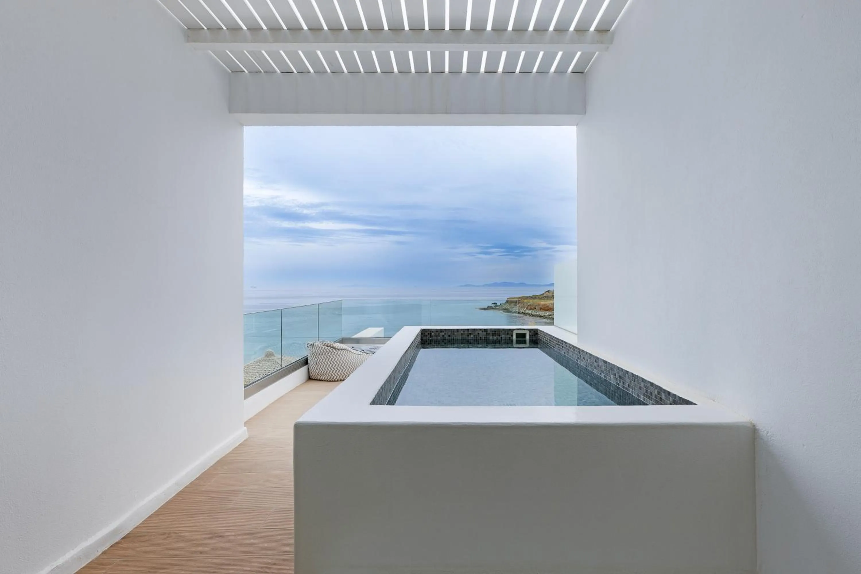 Sea view in Infinity View Hotel Tinos