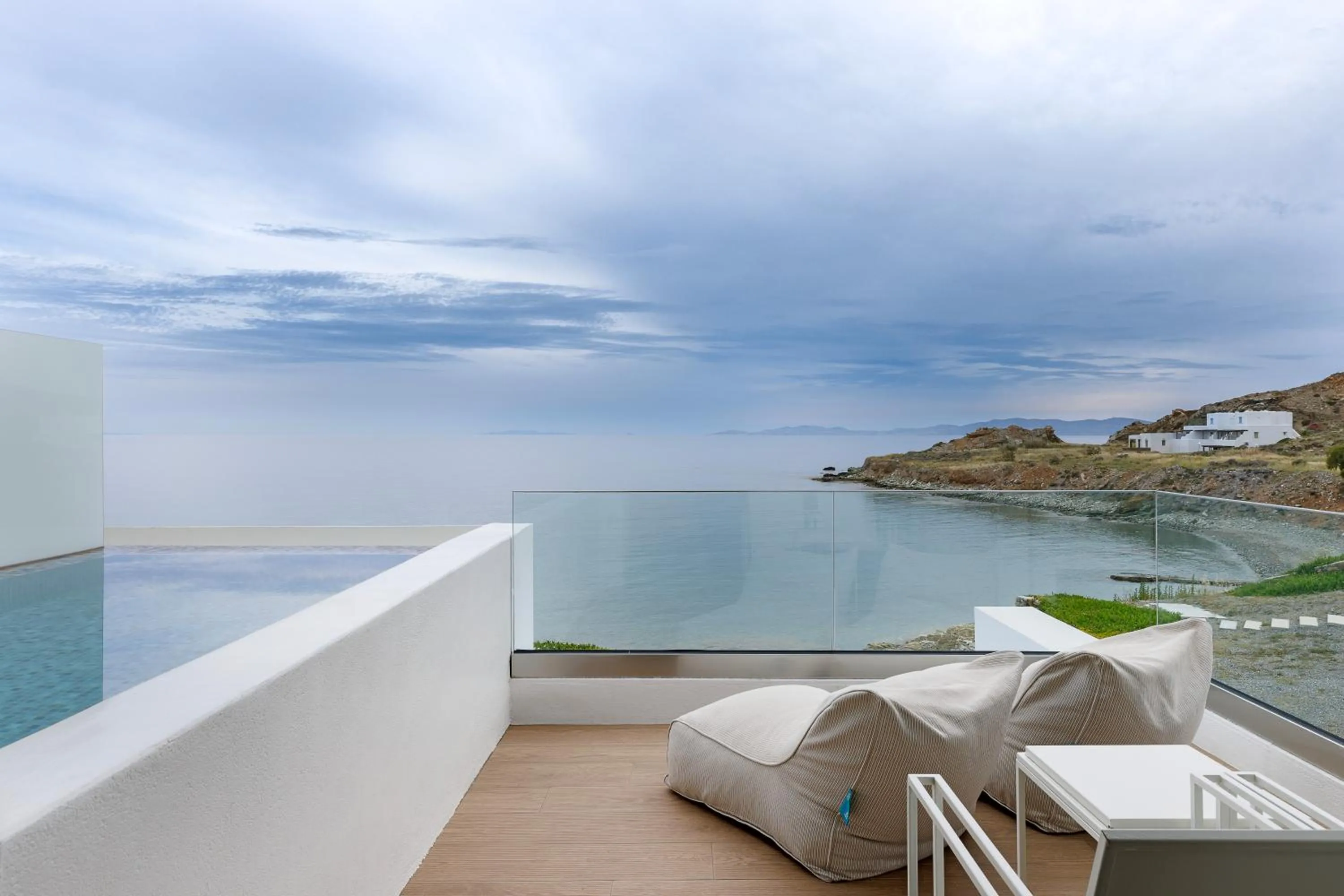 Sea view in Infinity View Hotel Tinos