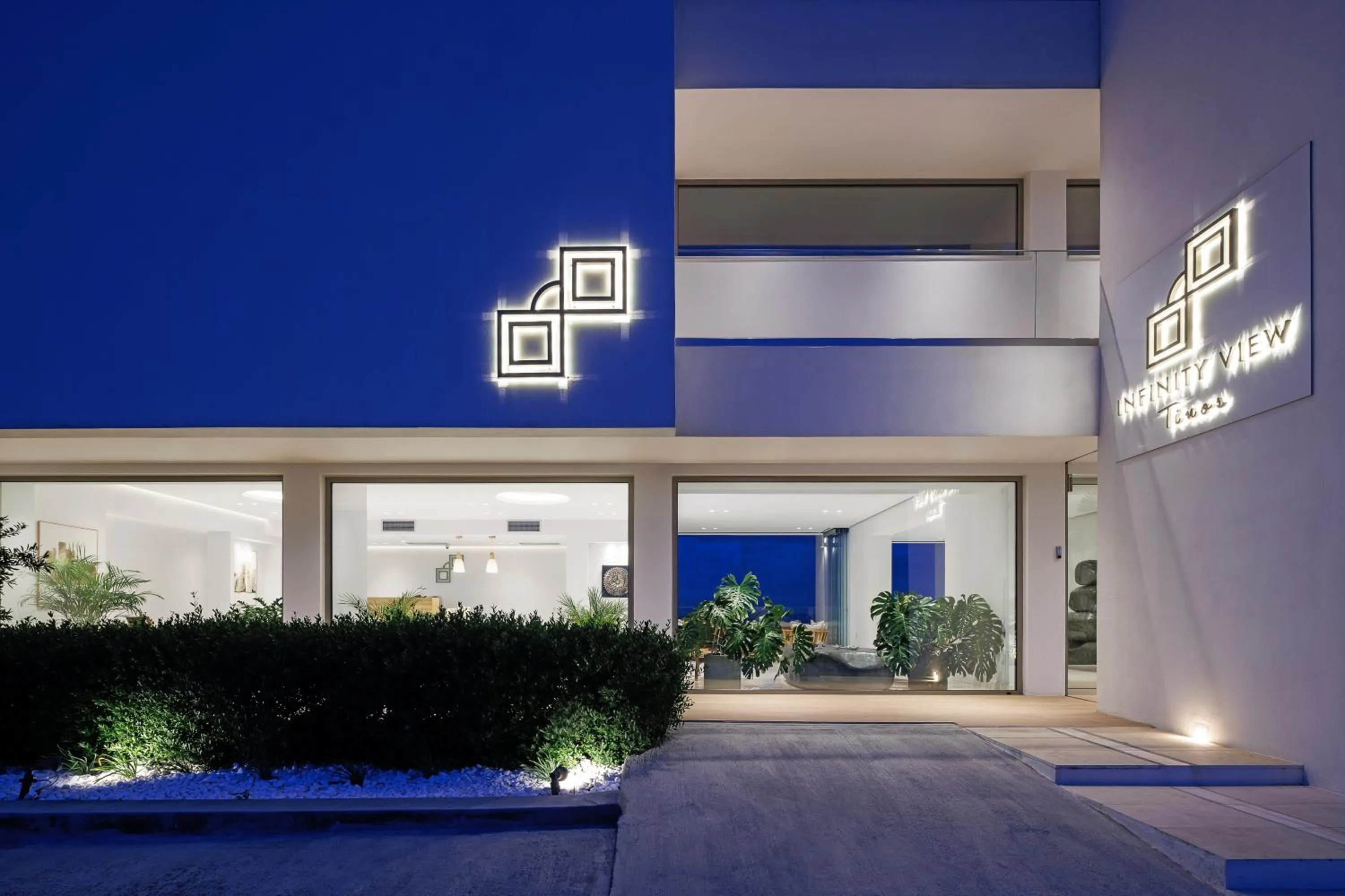 Property building in Infinity View Hotel Tinos