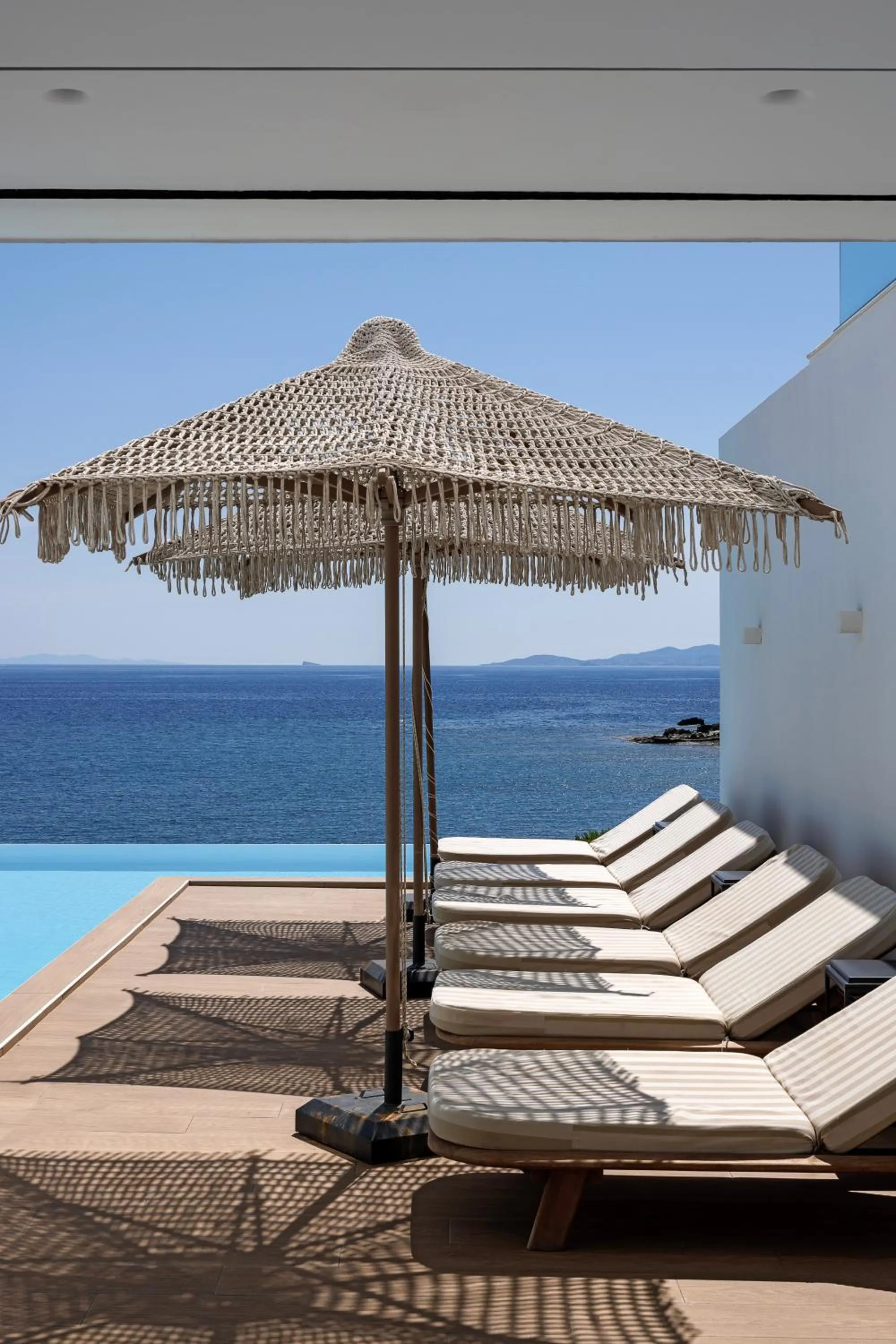 Swimming pool in Infinity View Hotel Tinos