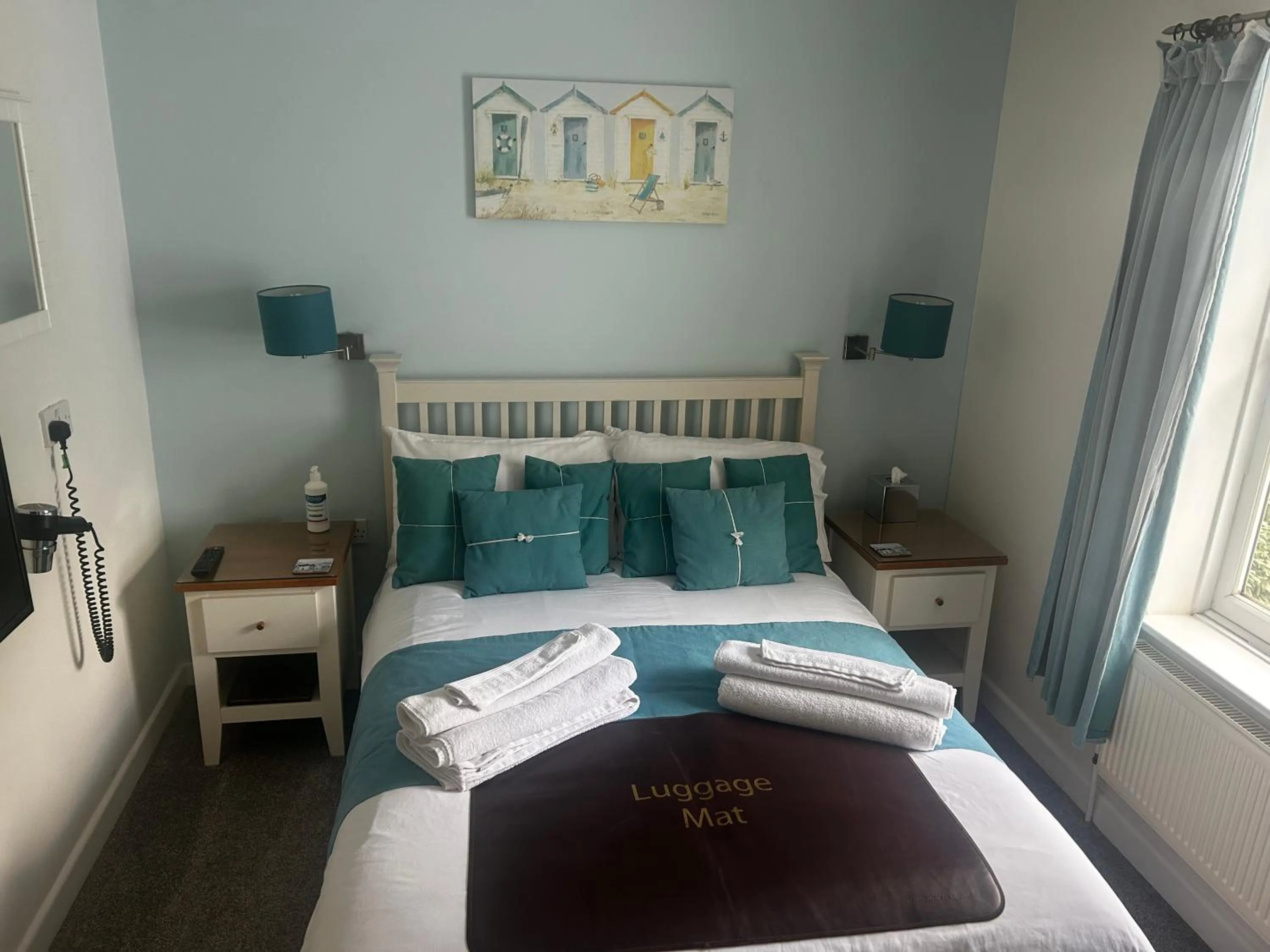 Bed in amber house hotel