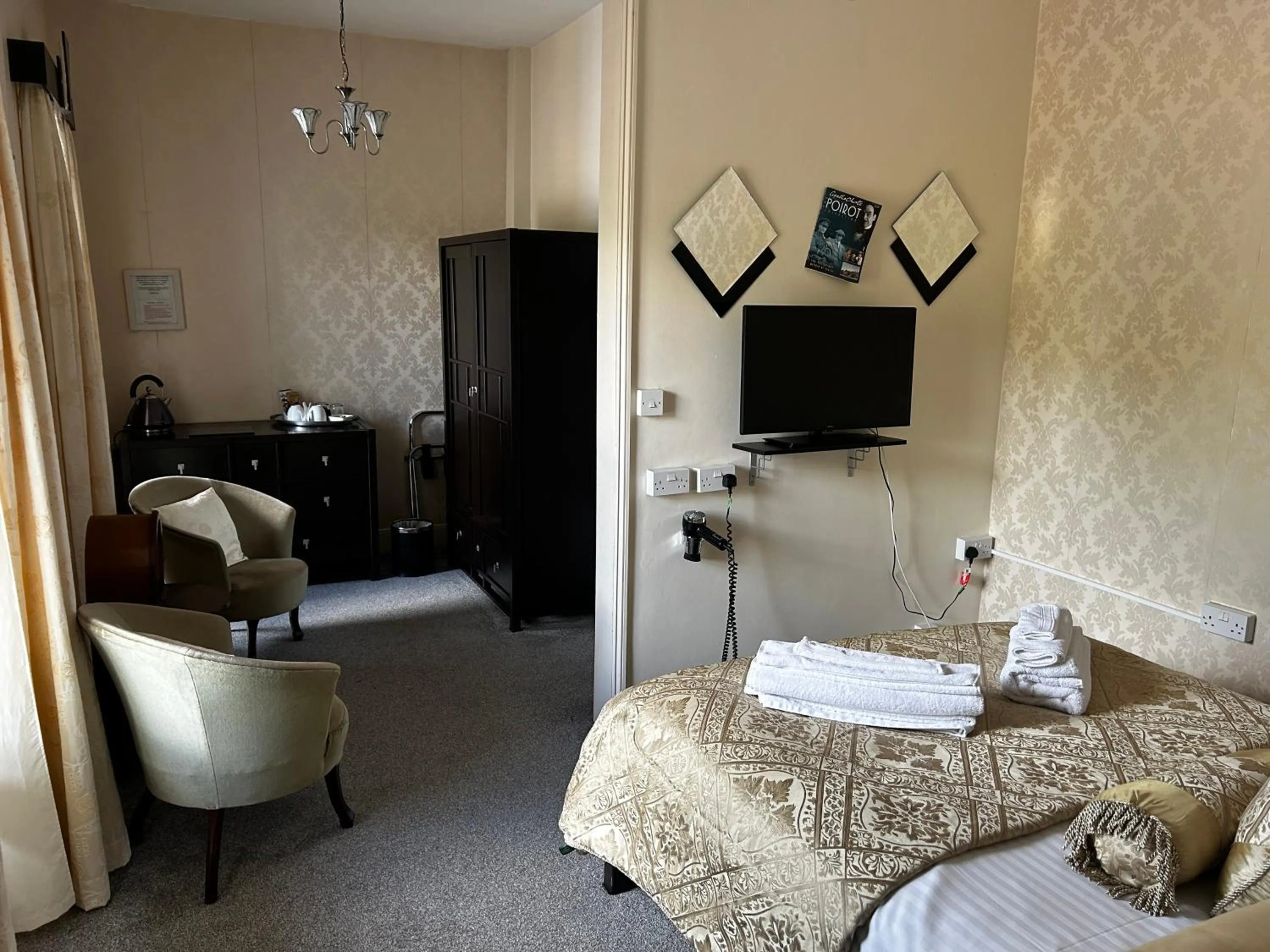 Bed in amber house hotel