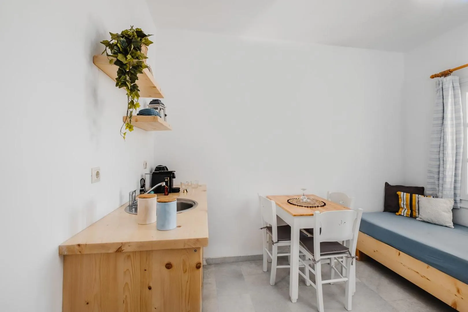 Bed in Naxos Aethereal View