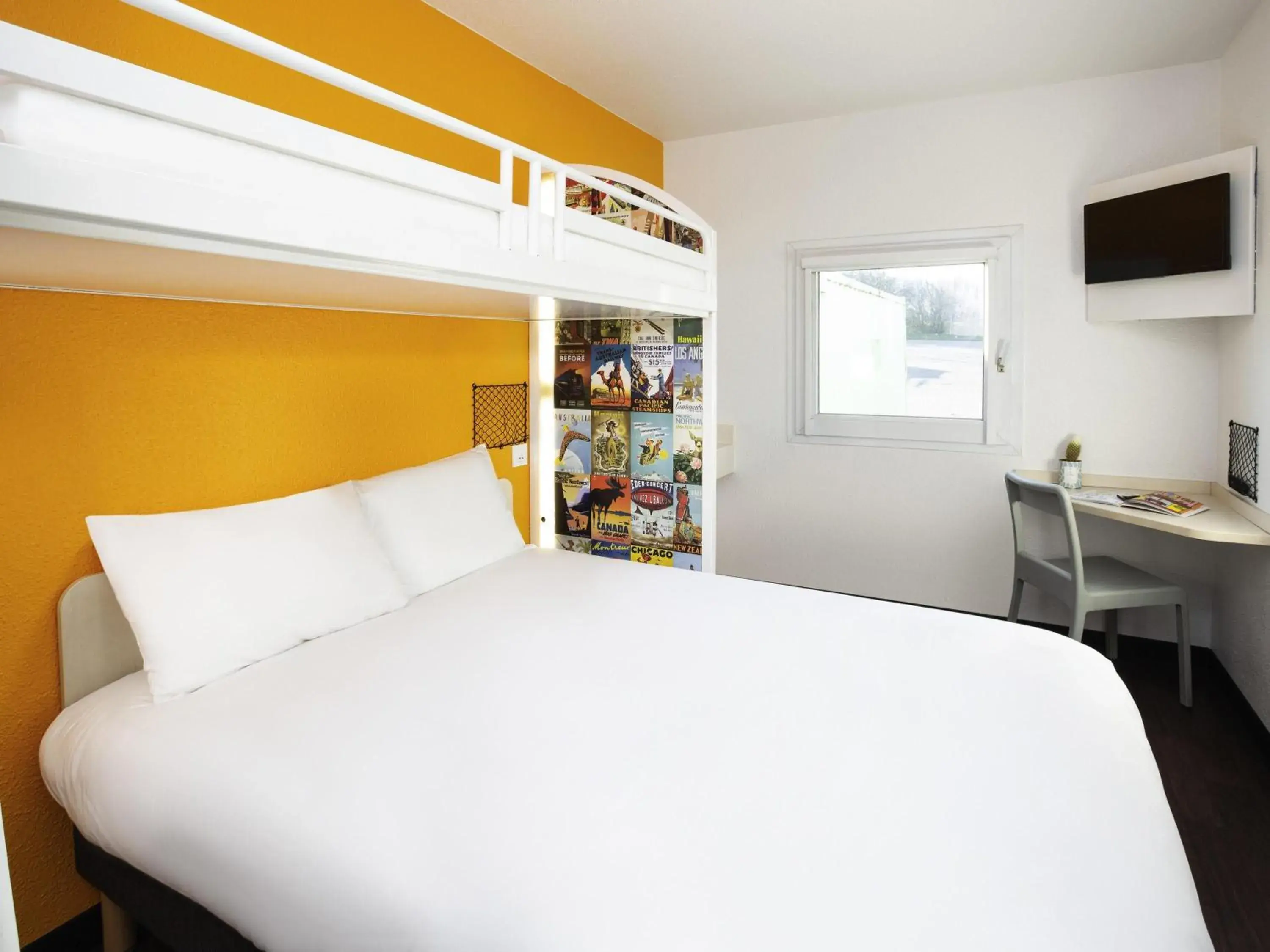 Double Room with One Single Bed - Mezzanine in hotelF1 Merlebach Saarbrueck Double Room with One Single Bed - Mezzanine in hotelF1 Merlebach Saarbrueck