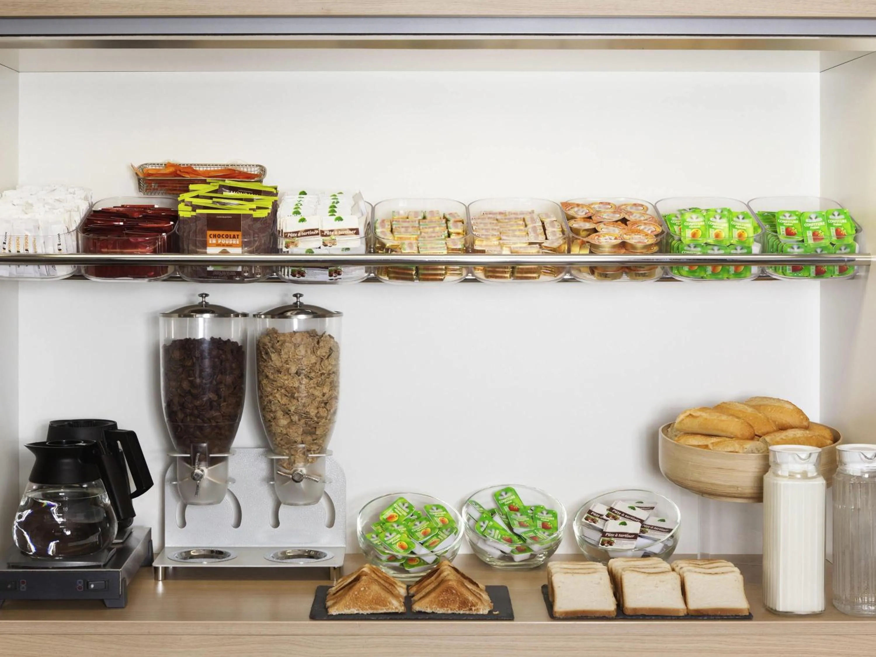 Breakfast in hotelF1 Merlebach Saarbrueck