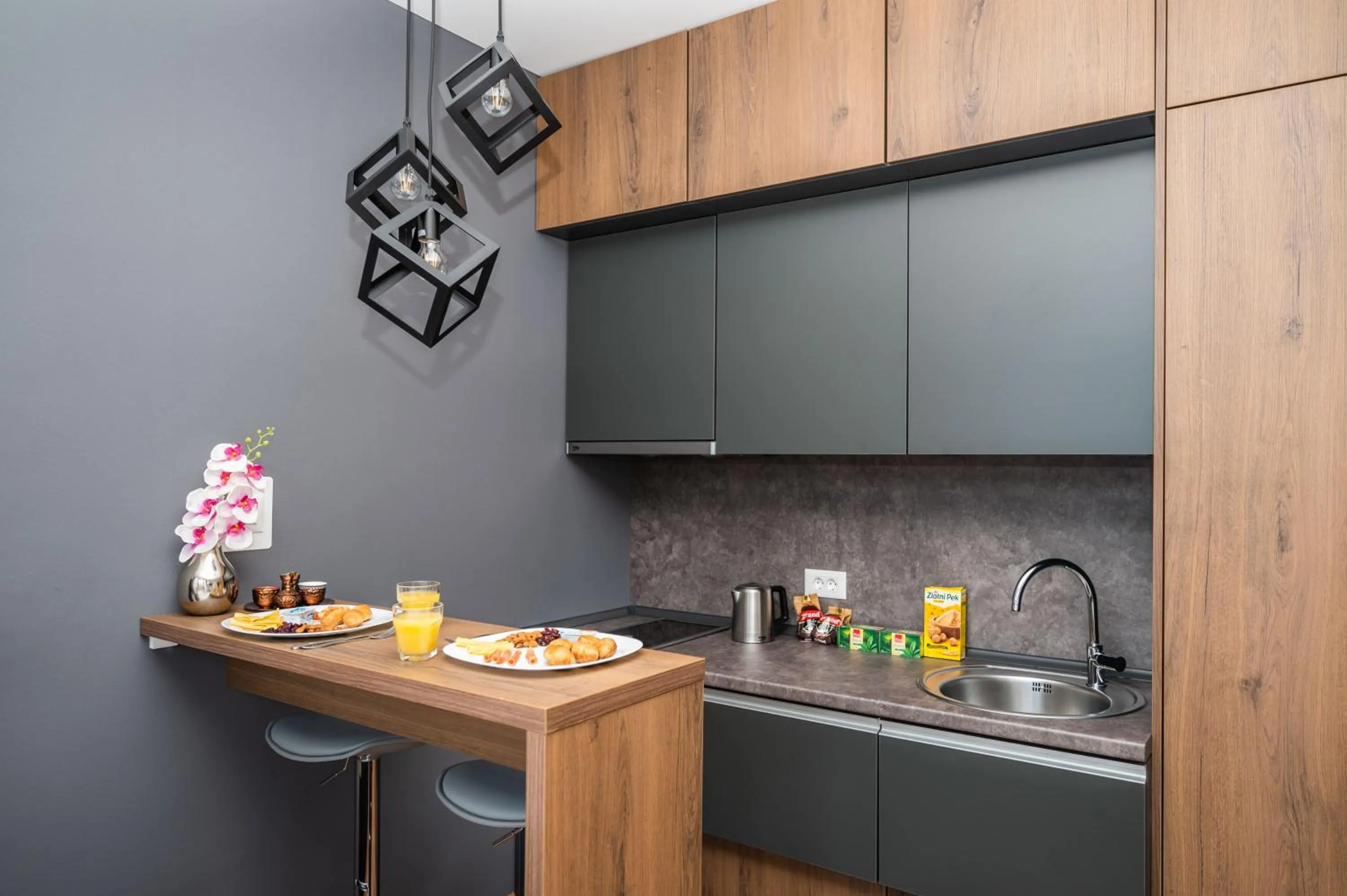 Coffee/tea facilities in Modern and Bright Apartments - Main Street