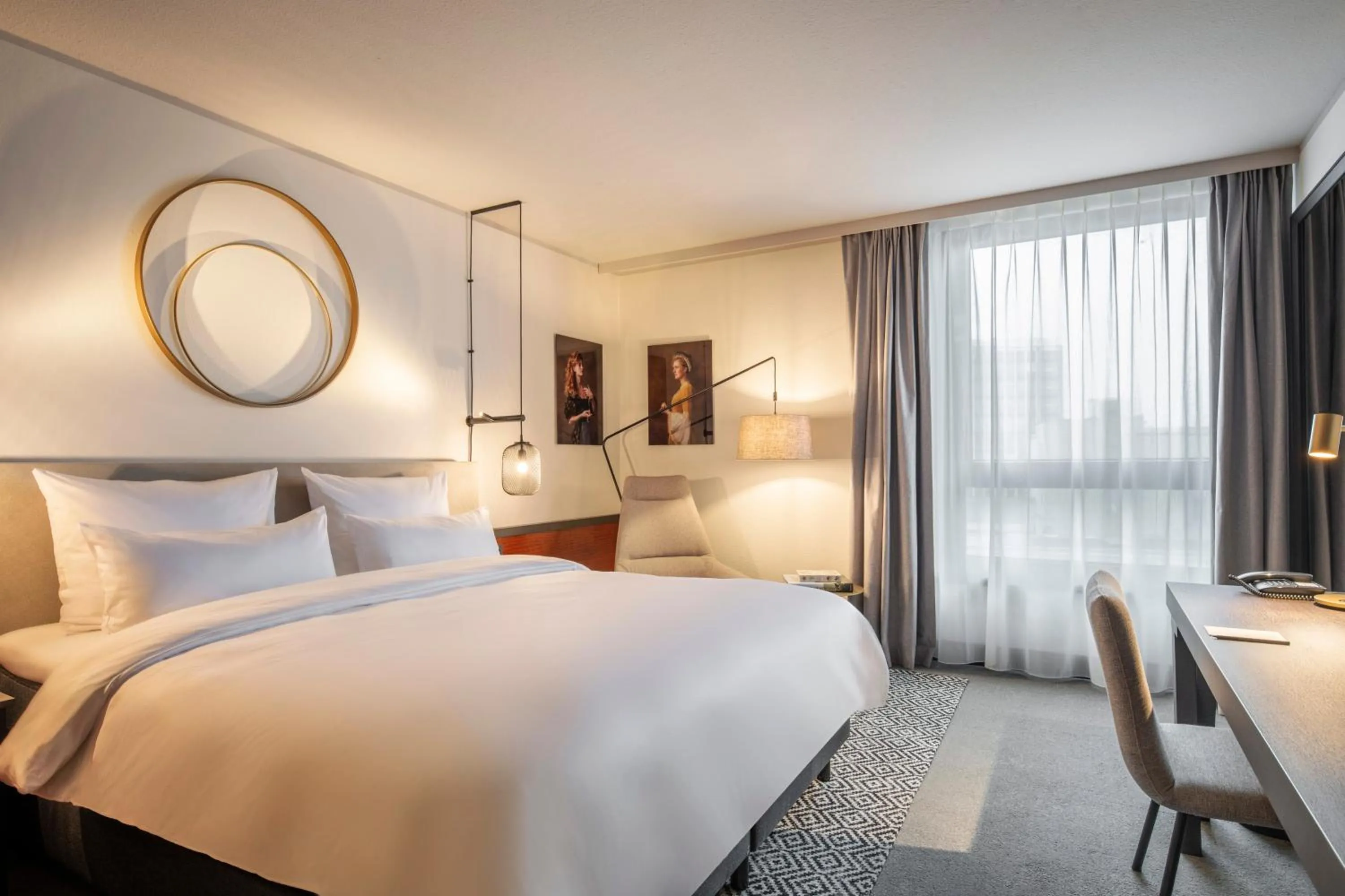 Bed in Hotel Pomander Nürnberg