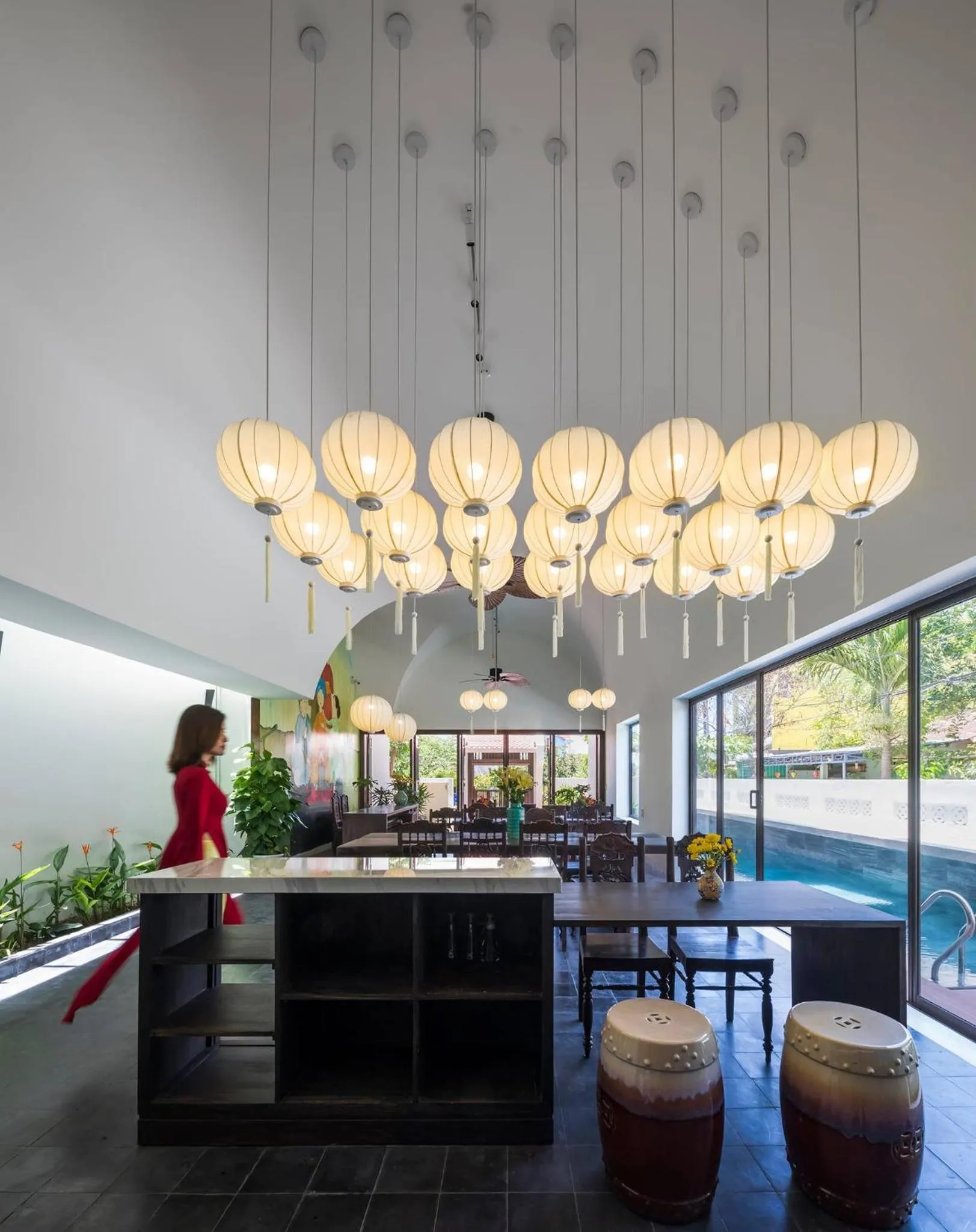 Lobby or reception in Hoianoi Villa