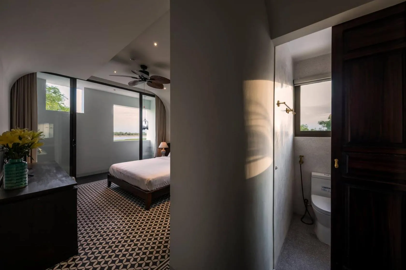 Bedroom, Bed in Hoianoi Villa