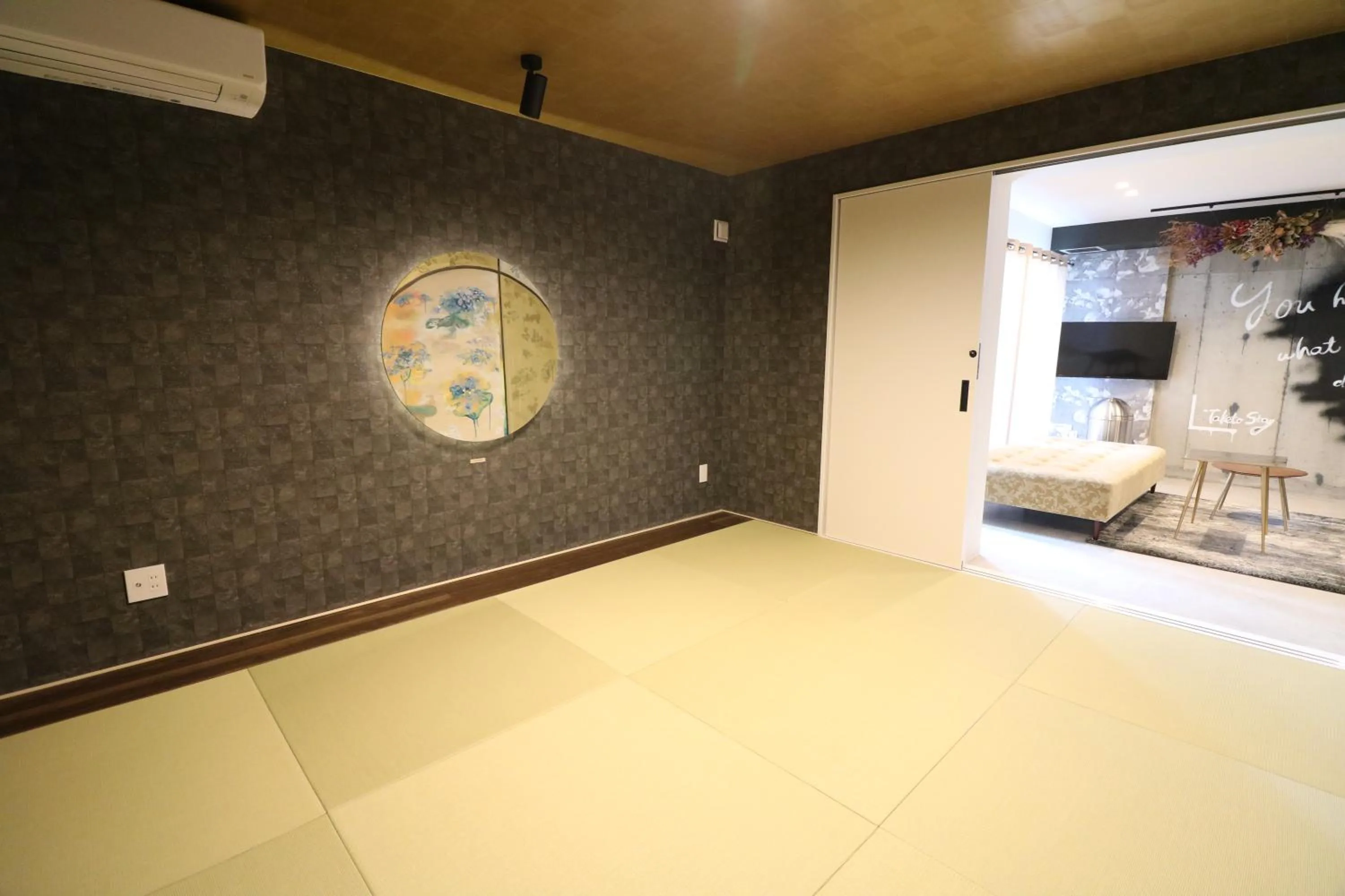 Living room in TAKETO STAY Kotoni