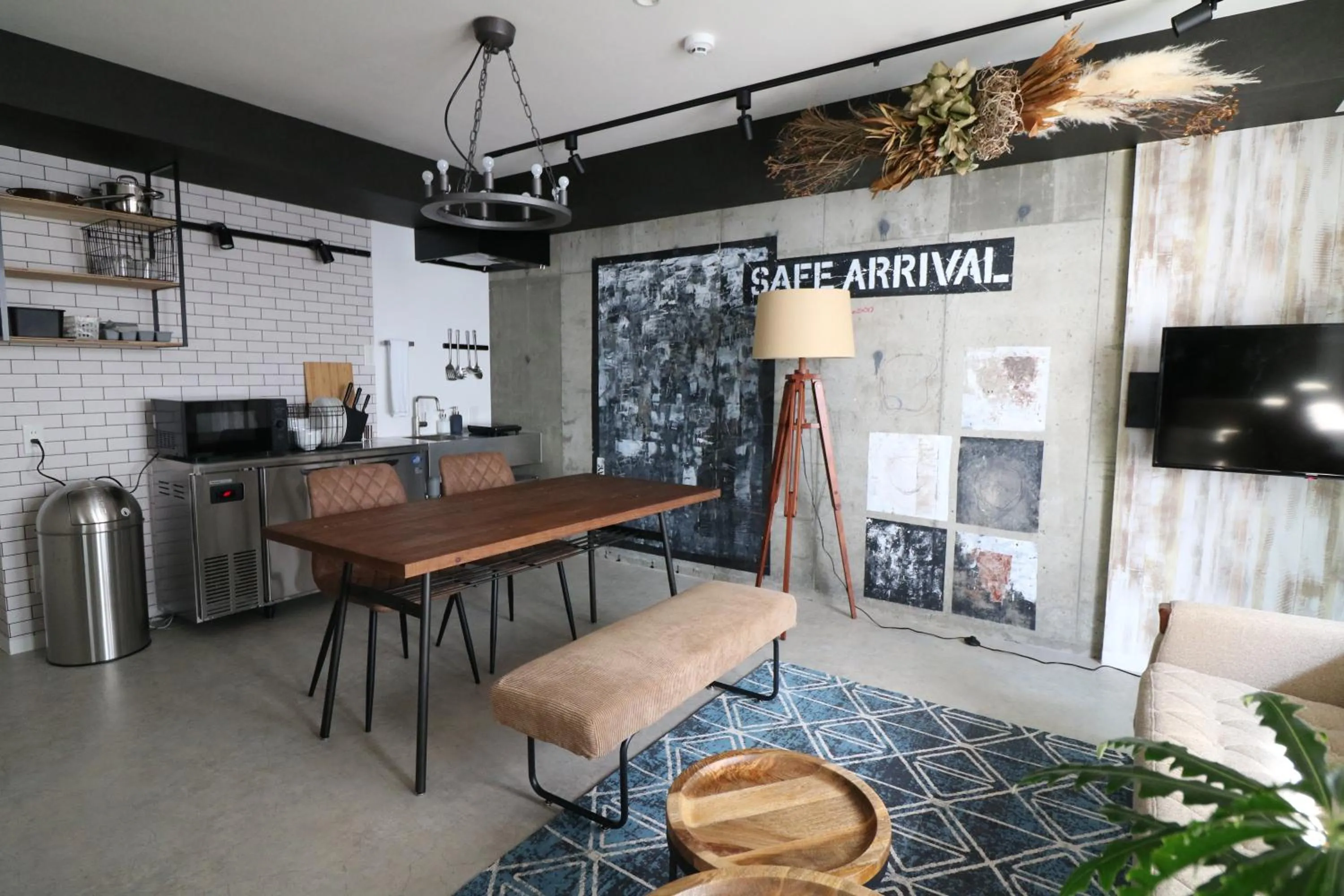 Living room in TAKETO STAY Kotoni