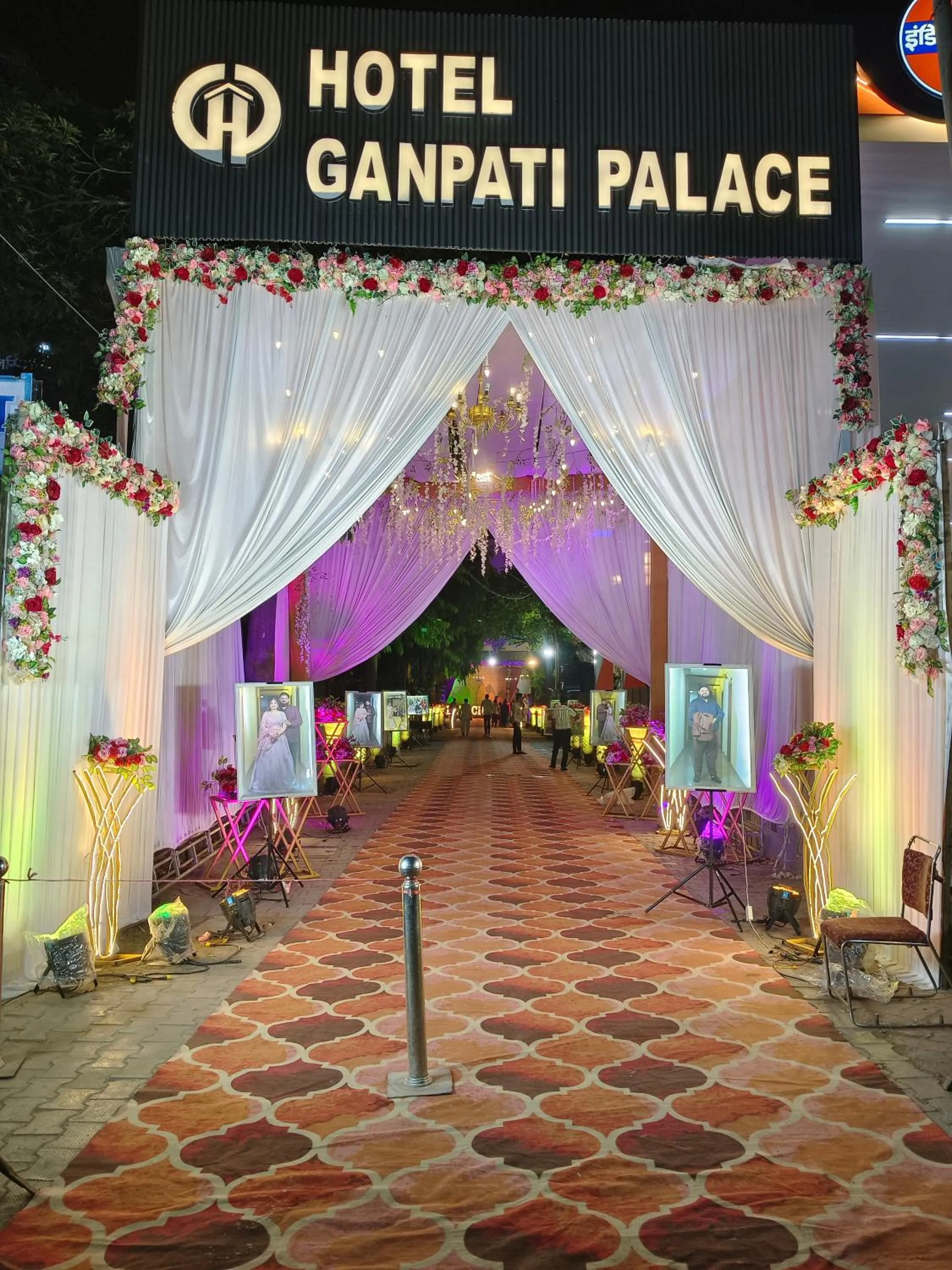 Facade/entrance in Hotel Ganpati Palace