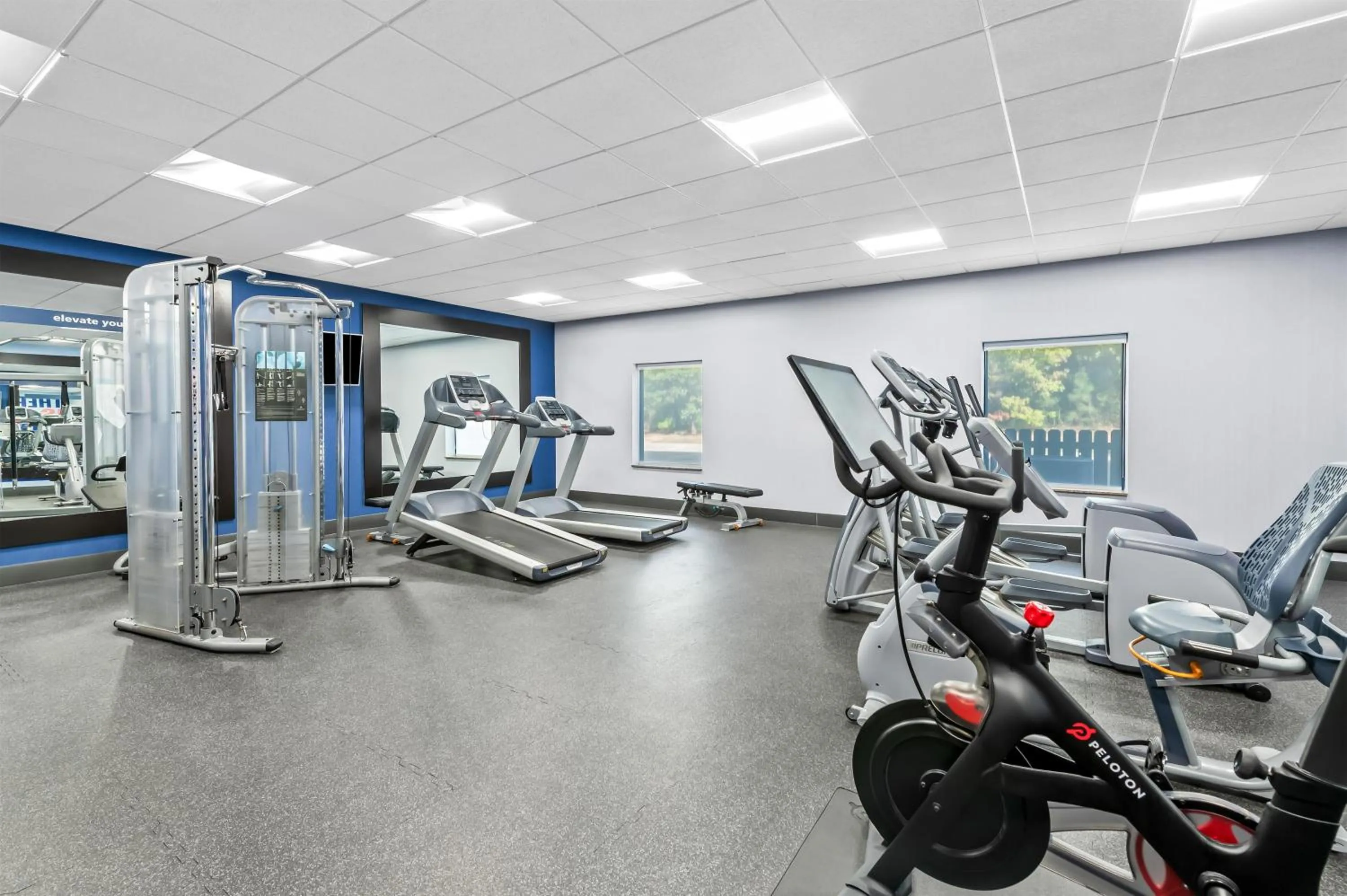 Fitness centre/facilities in Hampton Inn Texarkana