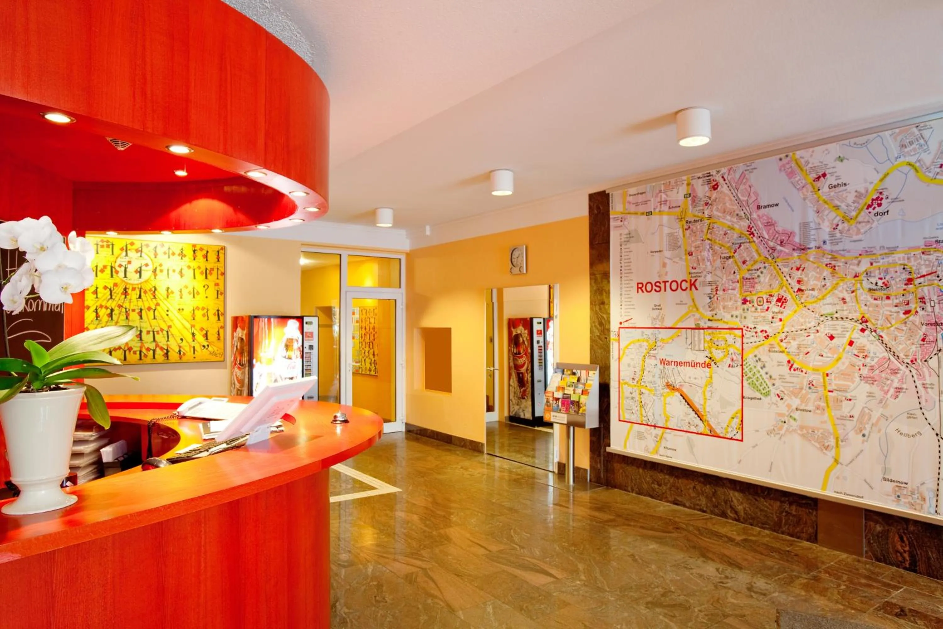 Lobby or reception in Vienna House Easy by Wyndham Rostock