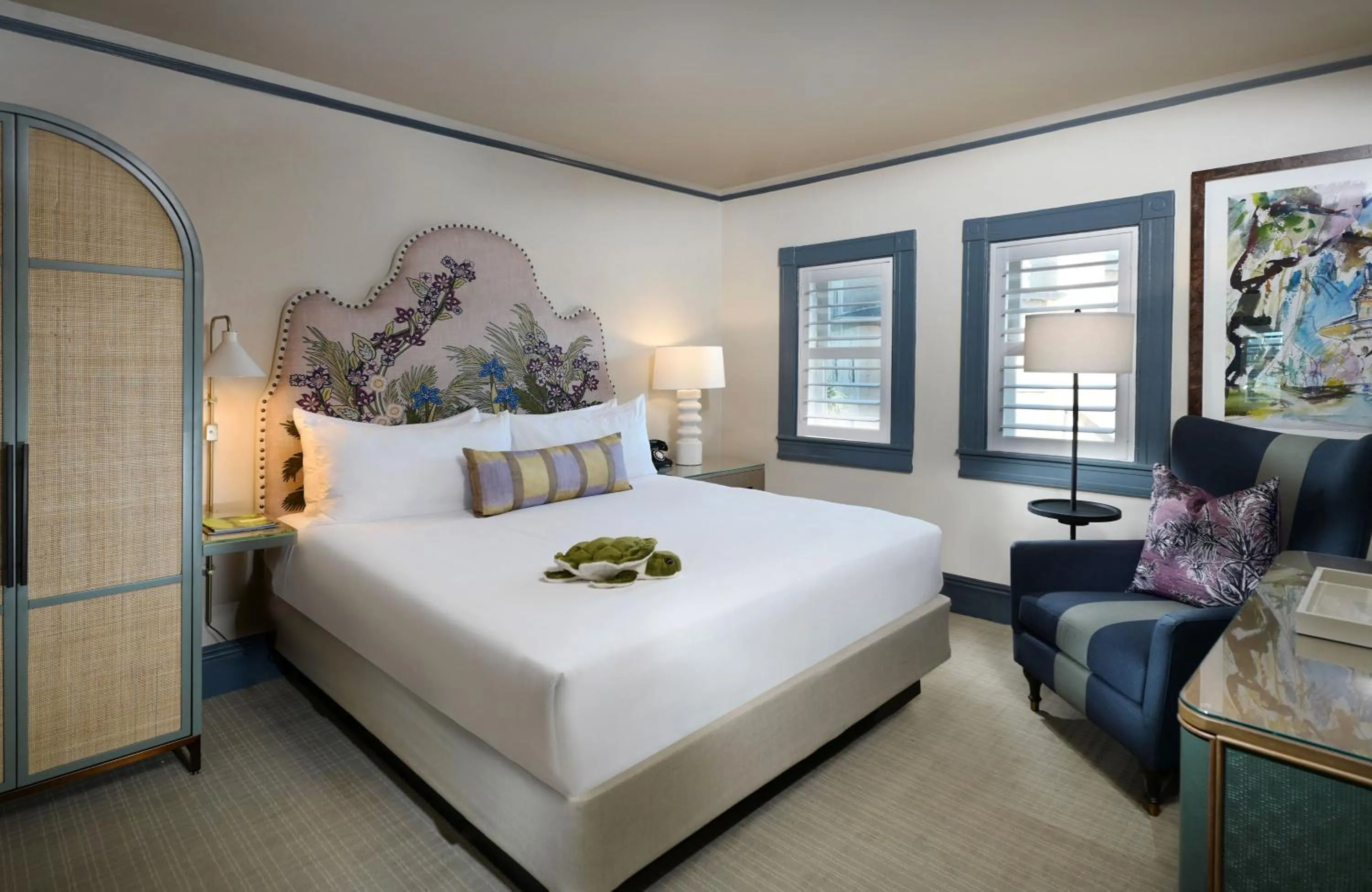 Bed in Jekyll Island Club Resort