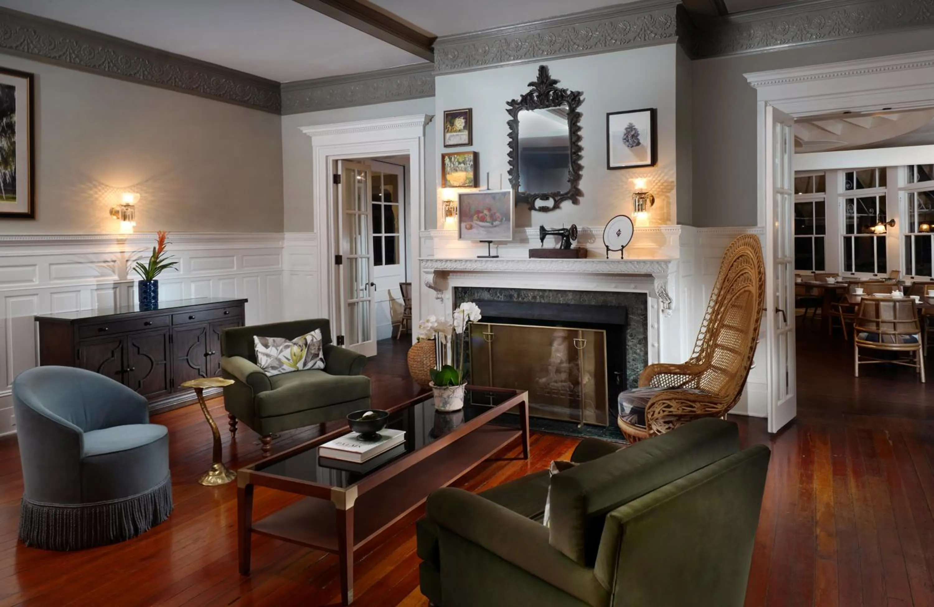 Dining area in Jekyll Island Club Resort