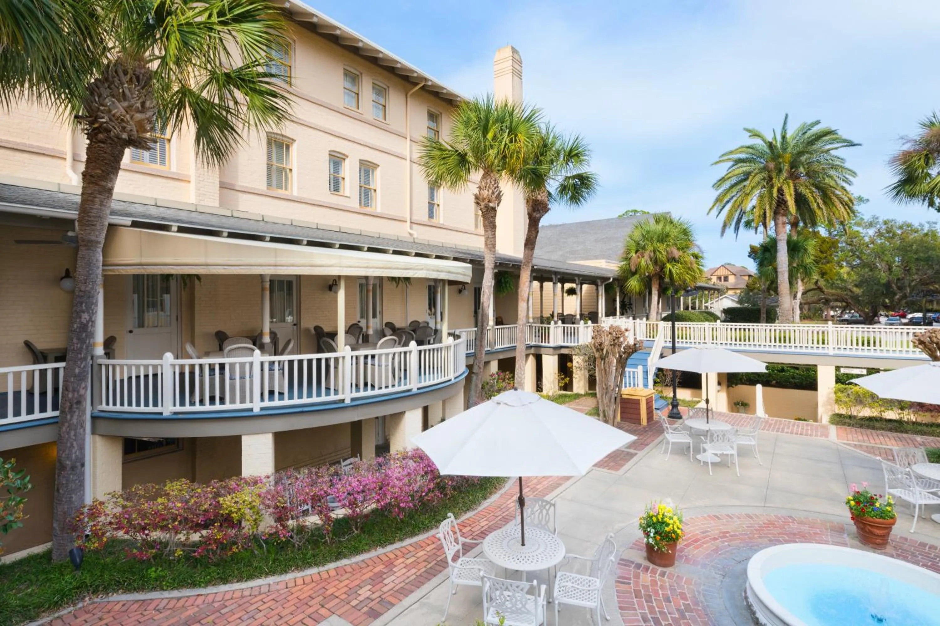 Patio in Jekyll Island Club Resort