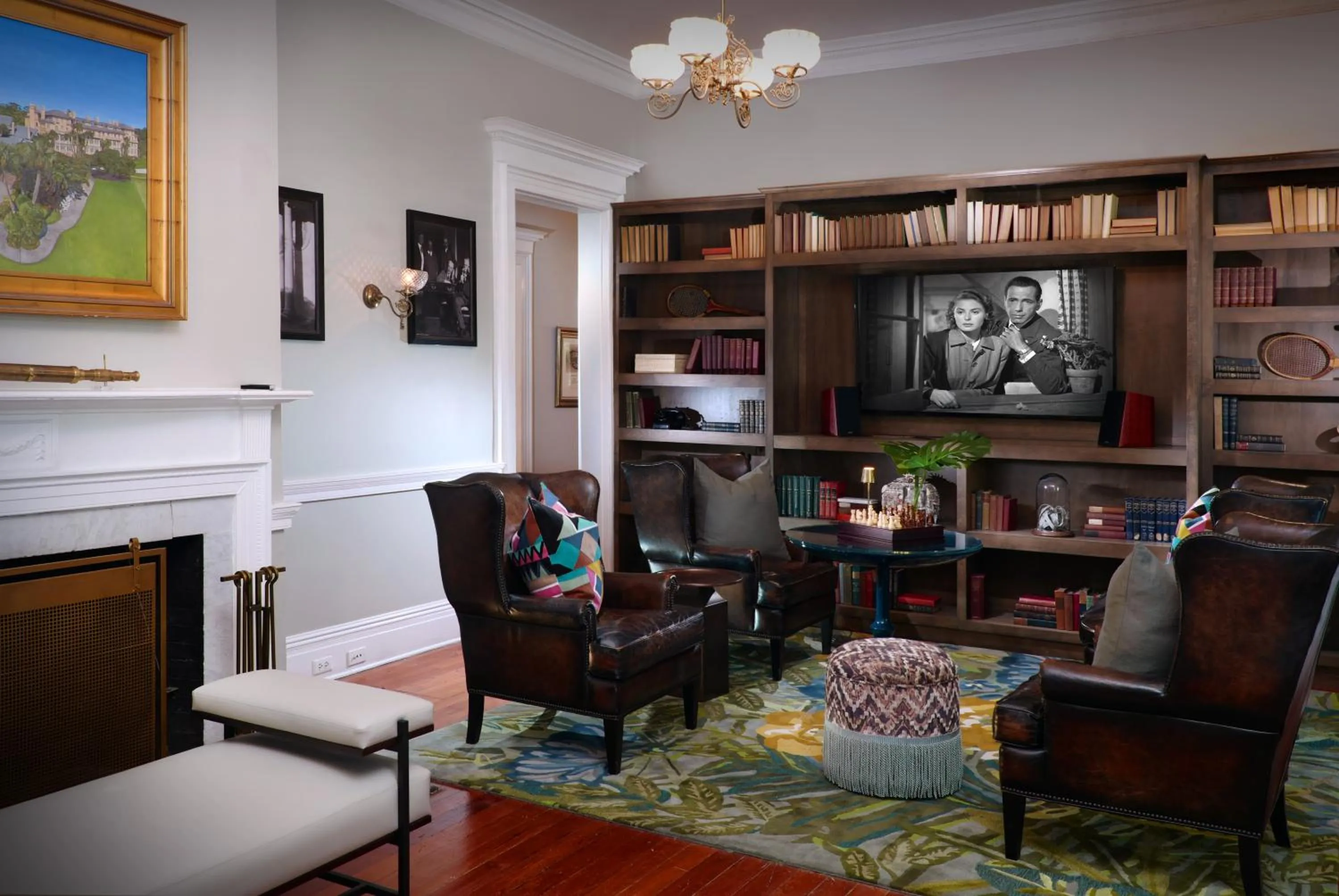 Seating area in Jekyll Island Club Resort