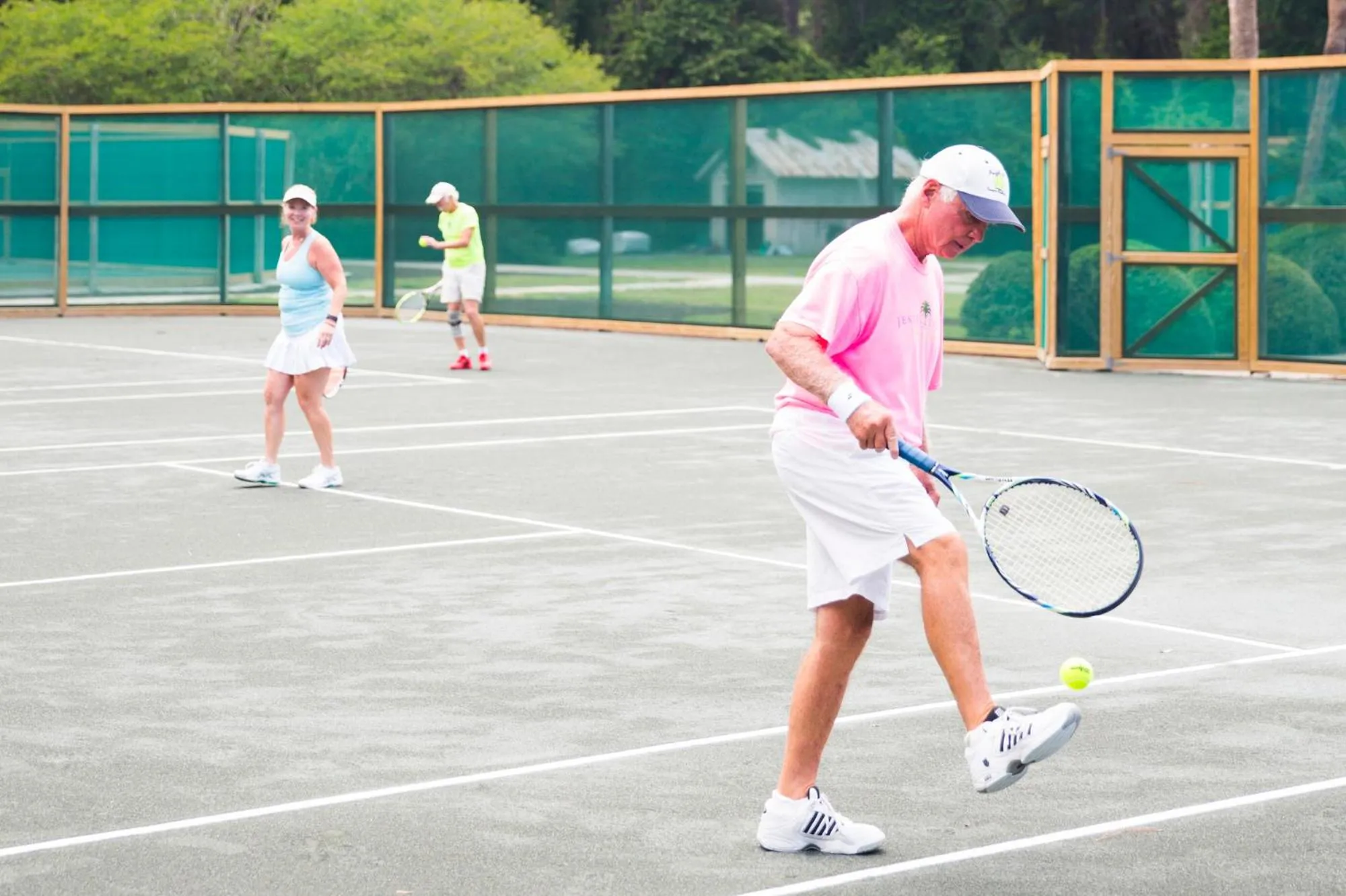 Tennis court in Jekyll Island Club Resort