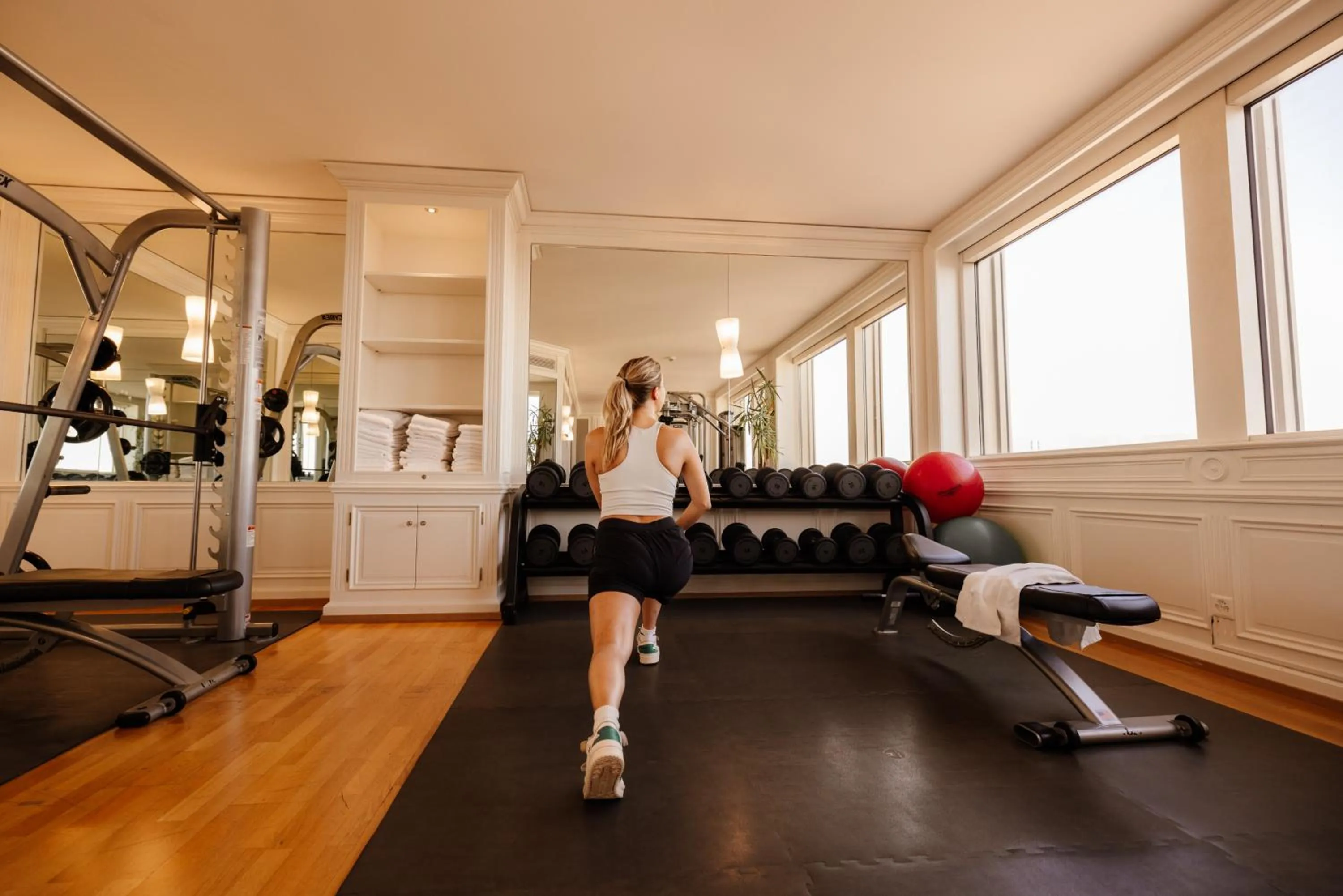 Fitness centre/facilities in Mövenpick Hotel Geneva