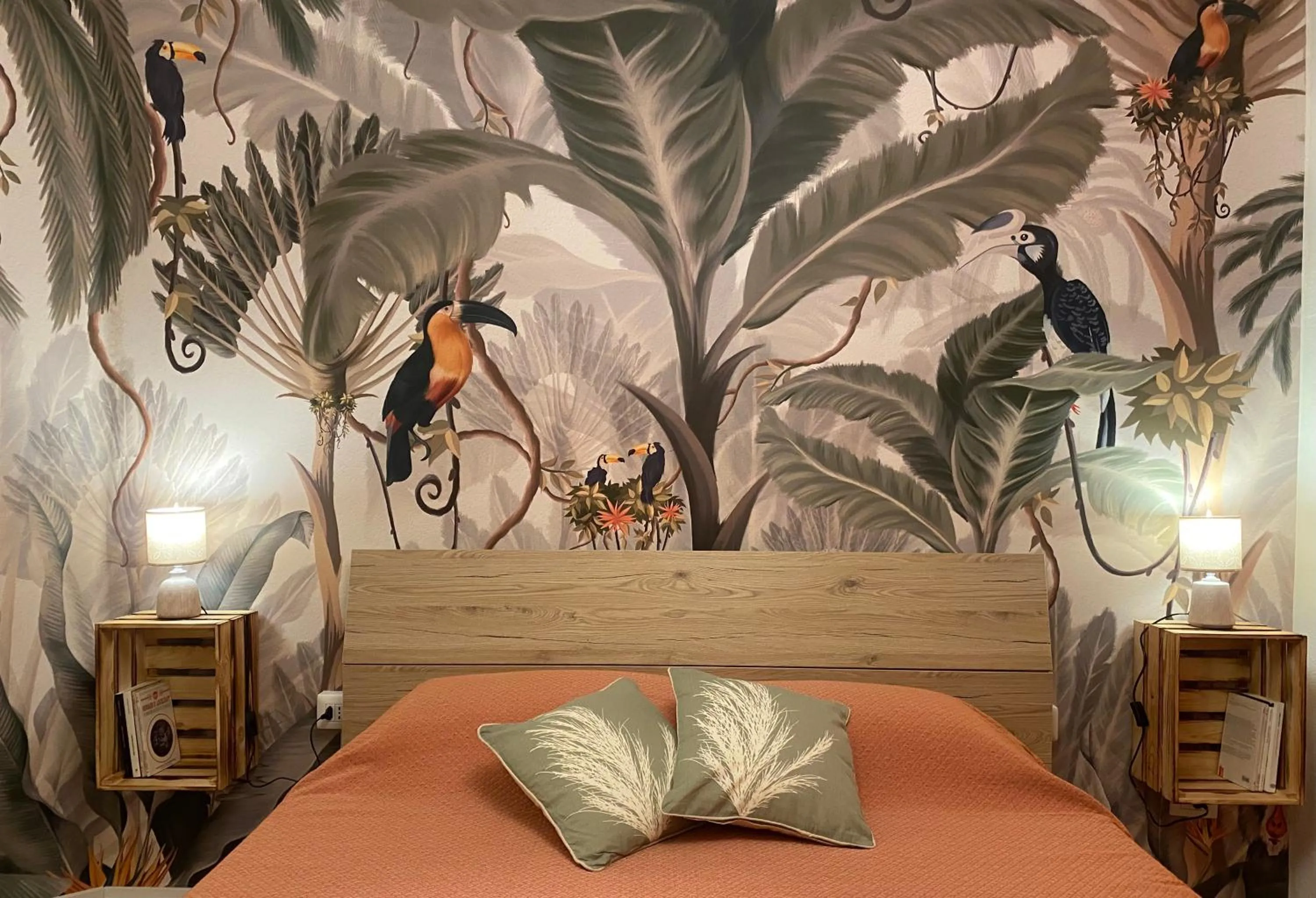 Decorative detail in Assajè Guestroom