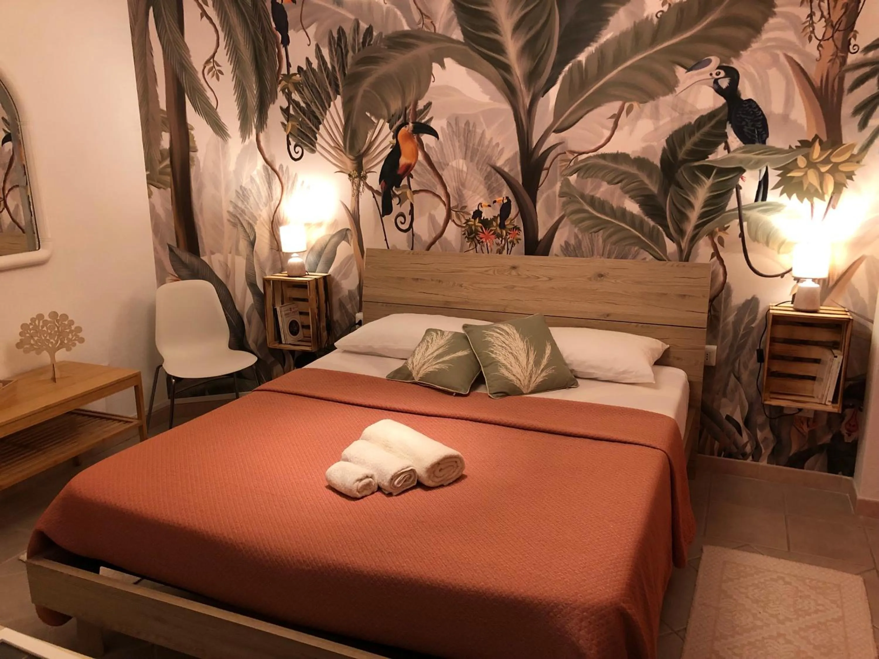 Bed in Assajè Guestroom