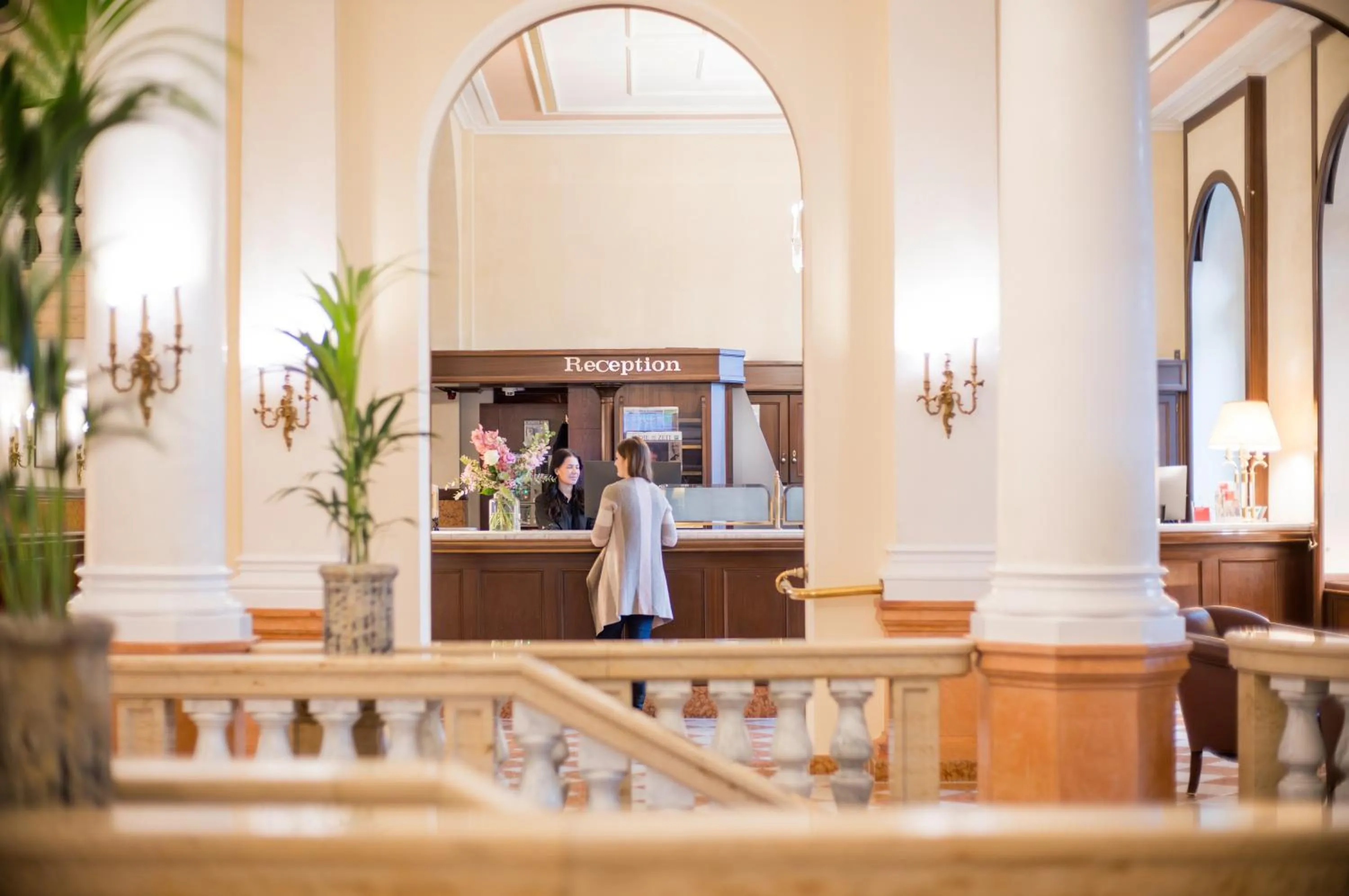 Lobby or reception in Parkhotel 1901 Mannheim