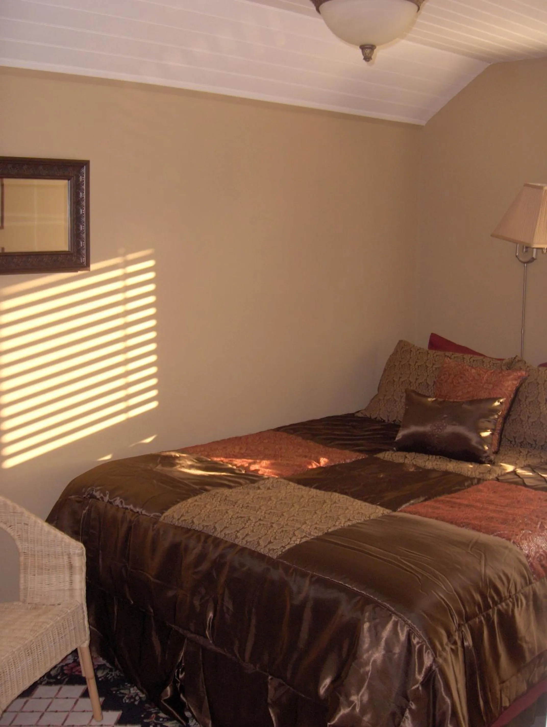 Bedroom, Bed in Historic 1920s Cabin