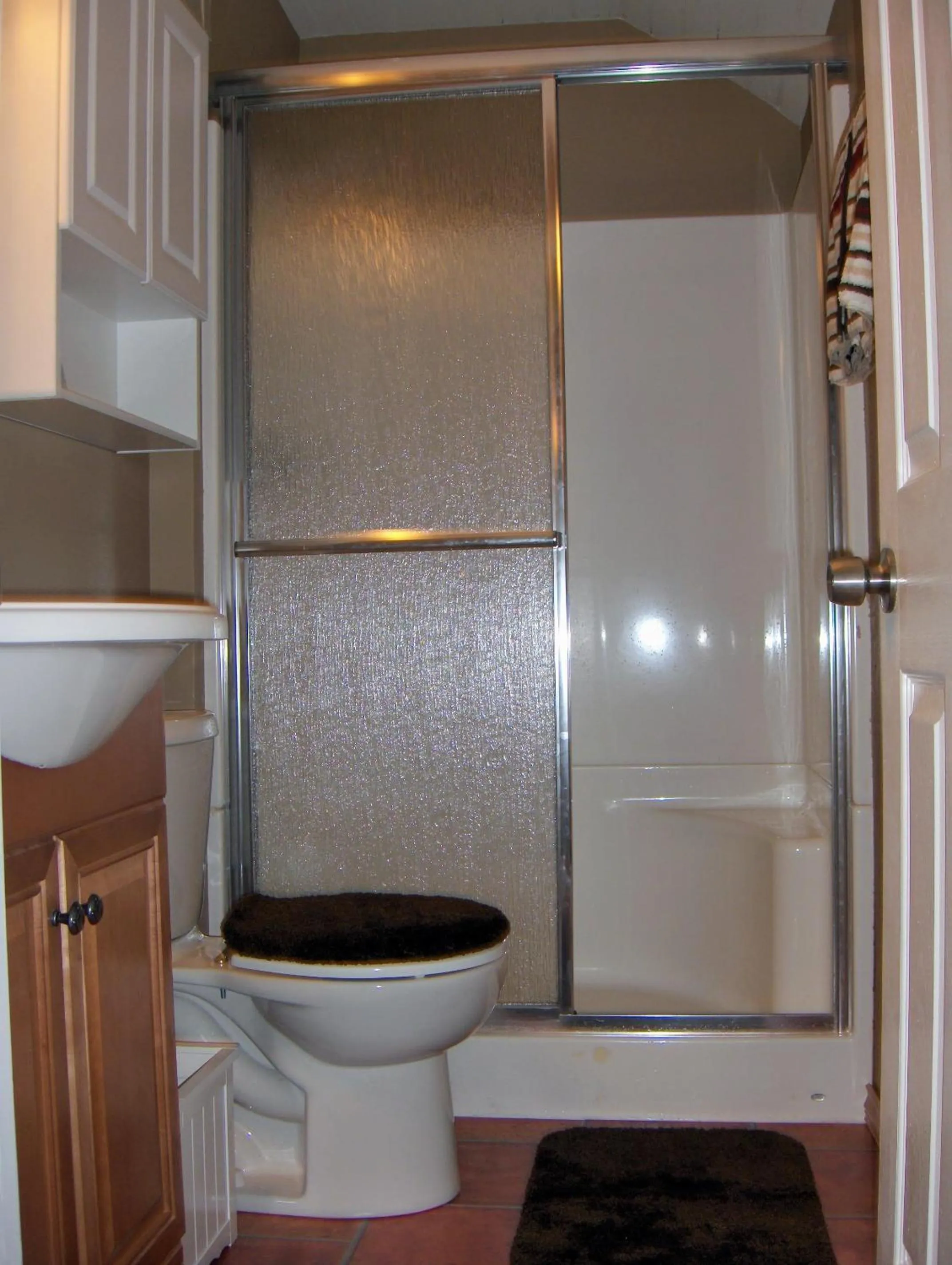 Shower in Historic 1920s Cabin