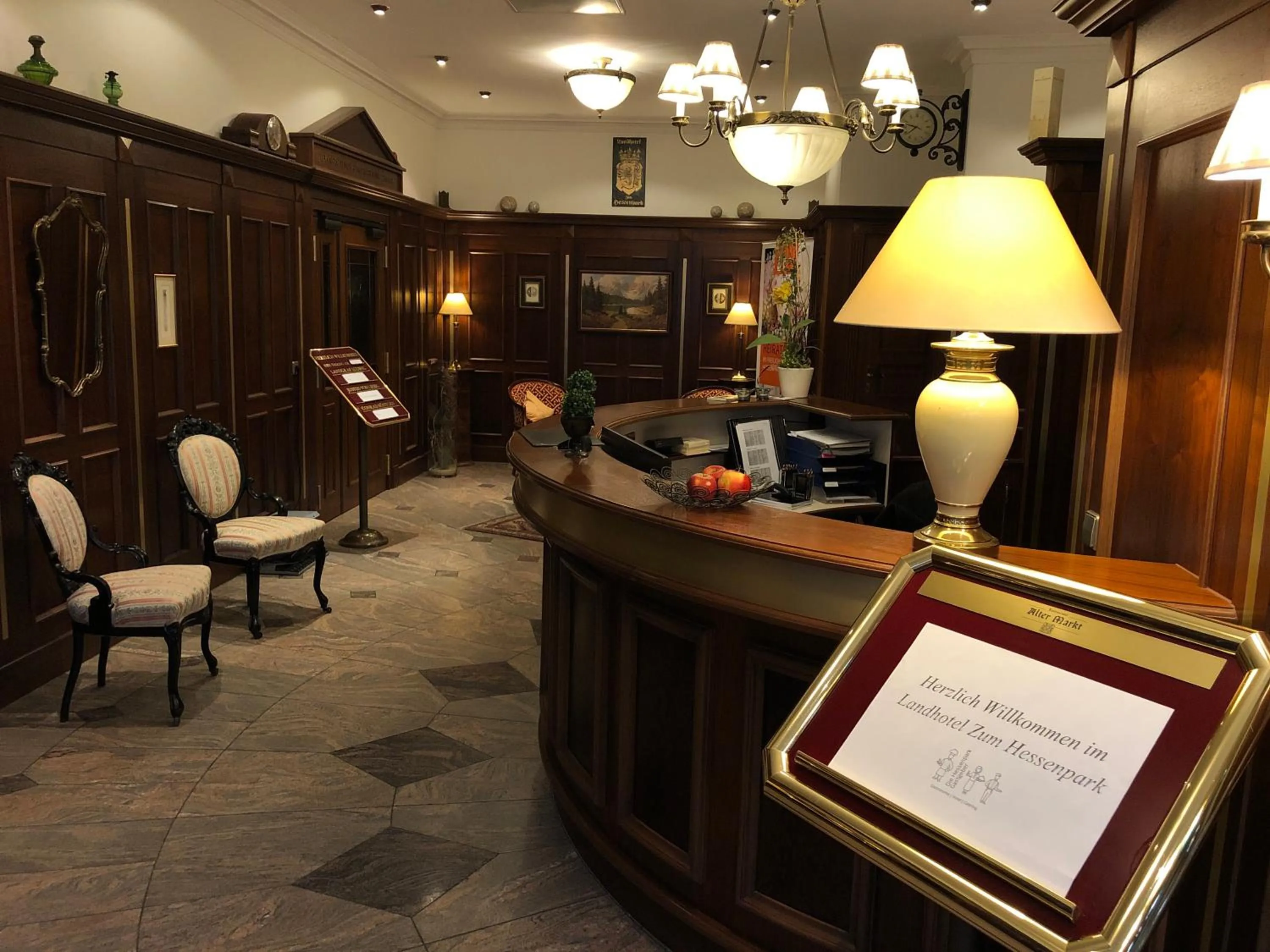Lobby or reception in Landhotel Zum Hessenpark