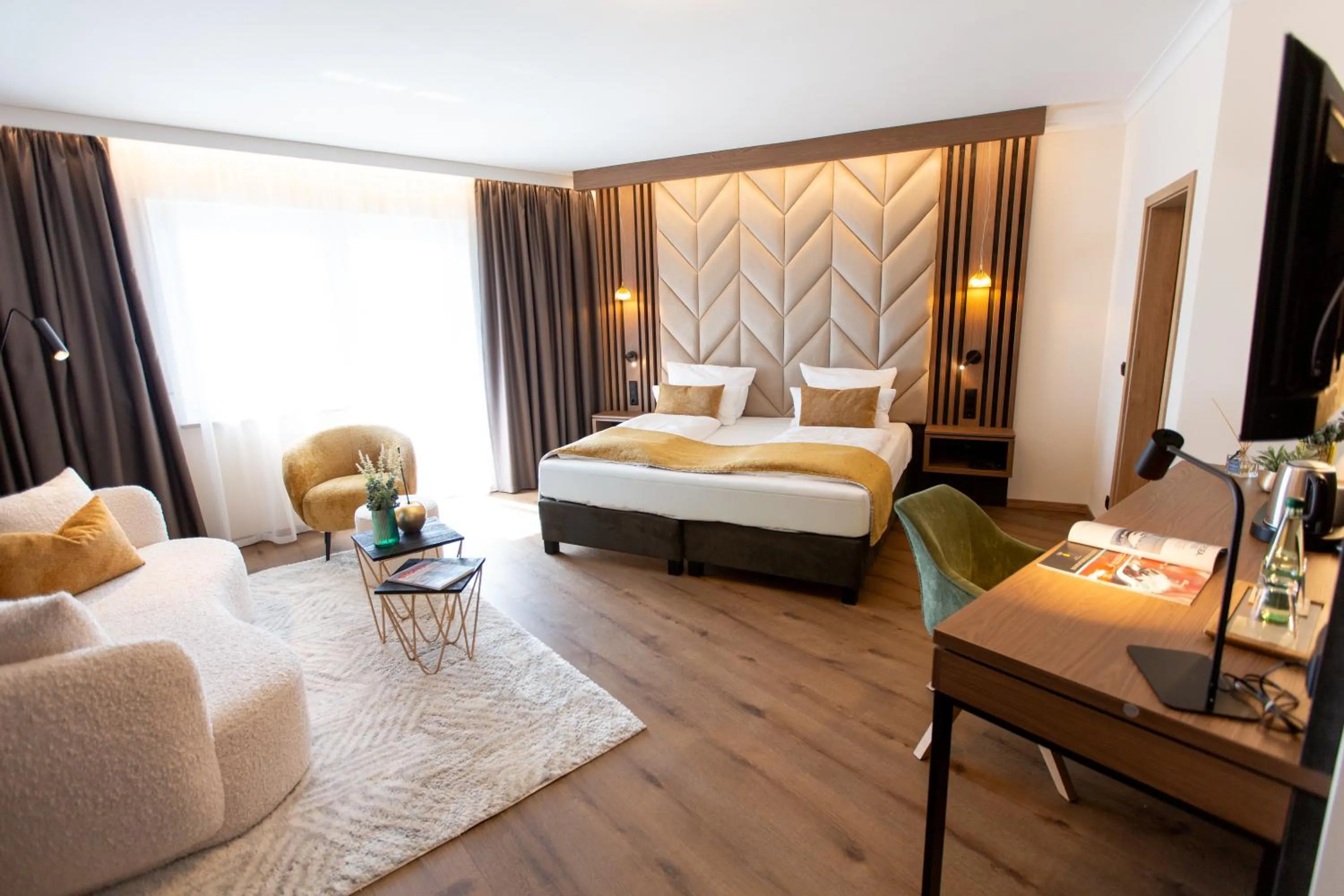 Bed in Stadthotel Lichtenfels