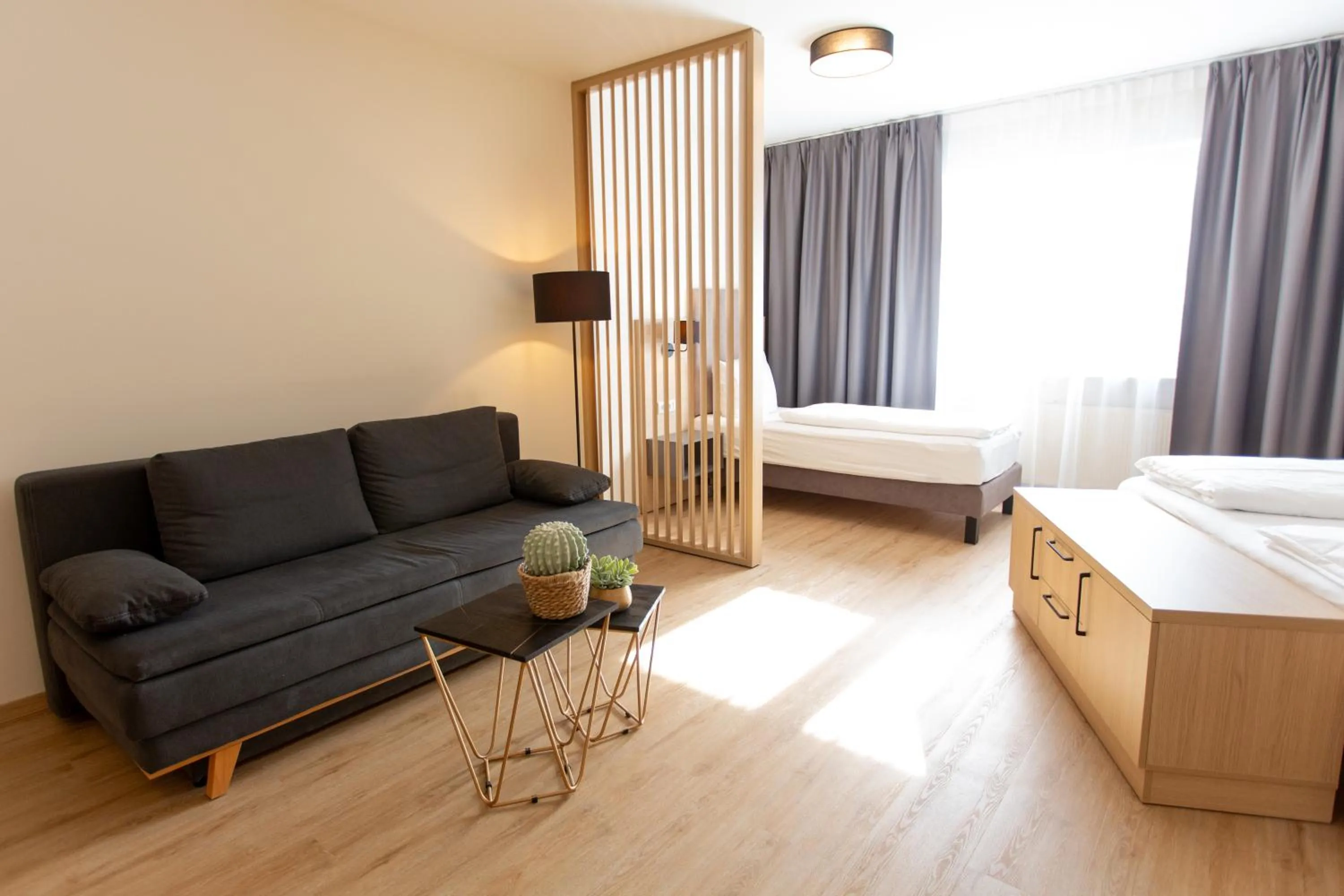 Bed in Stadthotel Lichtenfels